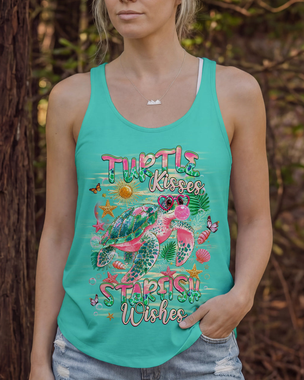 TURTLE KISSES STARFISH WISHES  ALL OVER PRINT - TLHG1007262