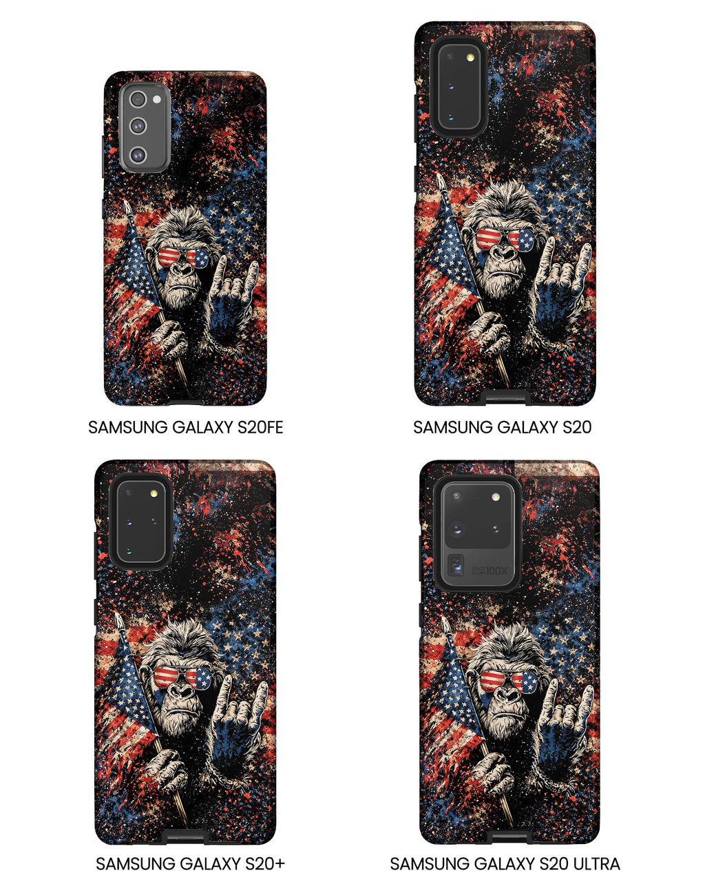 BIGFOOT GRUNGE STARS AND STRIPES  PHONE CASE  - TLHG0805265