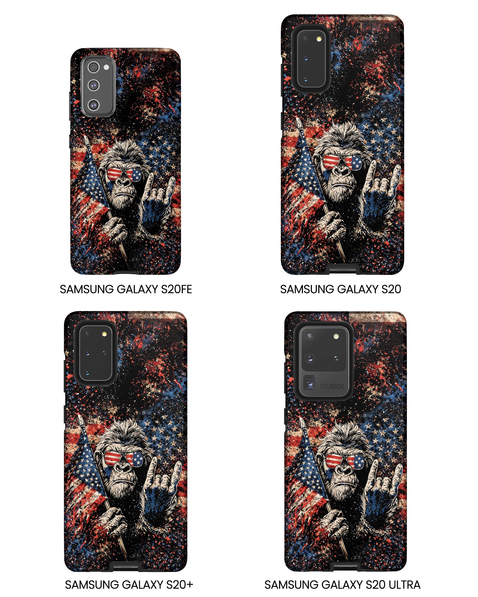 BIGFOOT GRUNGE STARS AND STRIPES  PHONE CASE  - TLHG0805265
