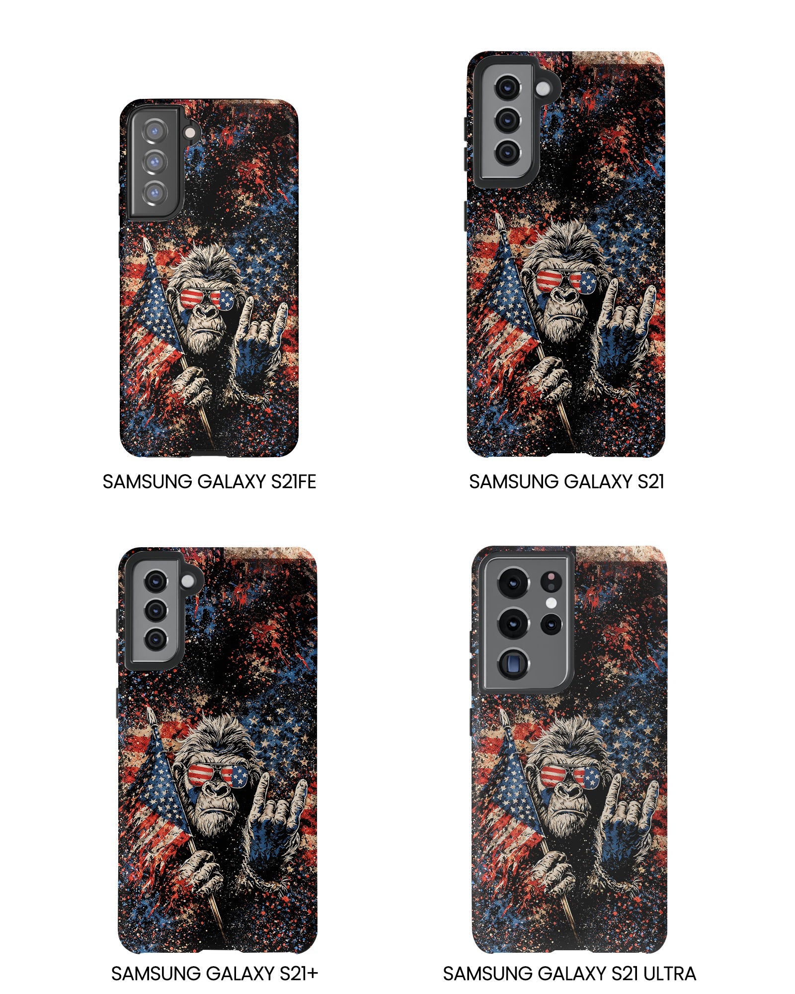 BIGFOOT GRUNGE STARS AND STRIPES  PHONE CASE  - TLHG0805265