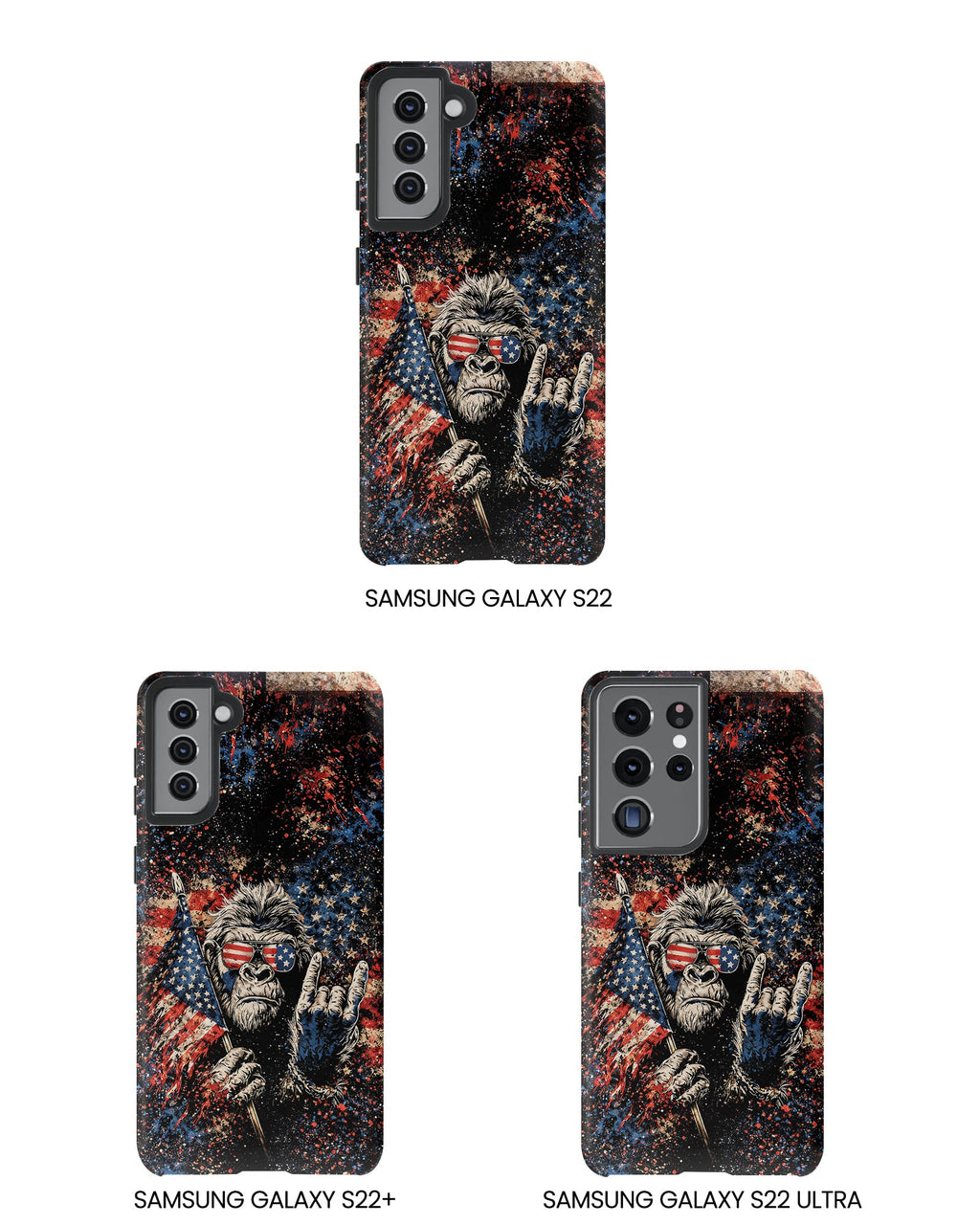 BIGFOOT GRUNGE STARS AND STRIPES  PHONE CASE  - TLHG0805265