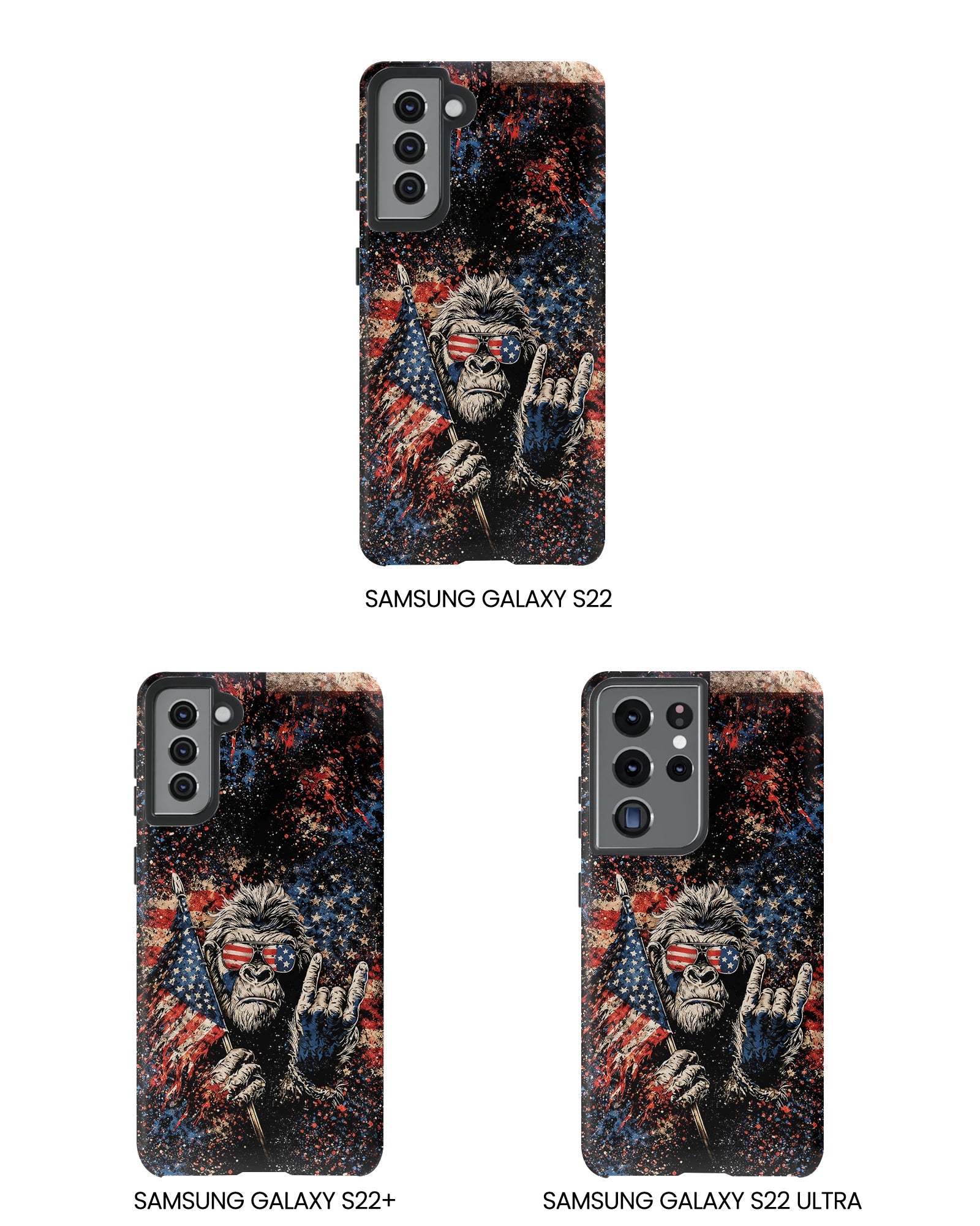 BIGFOOT GRUNGE STARS AND STRIPES  PHONE CASE  - TLHG0805265