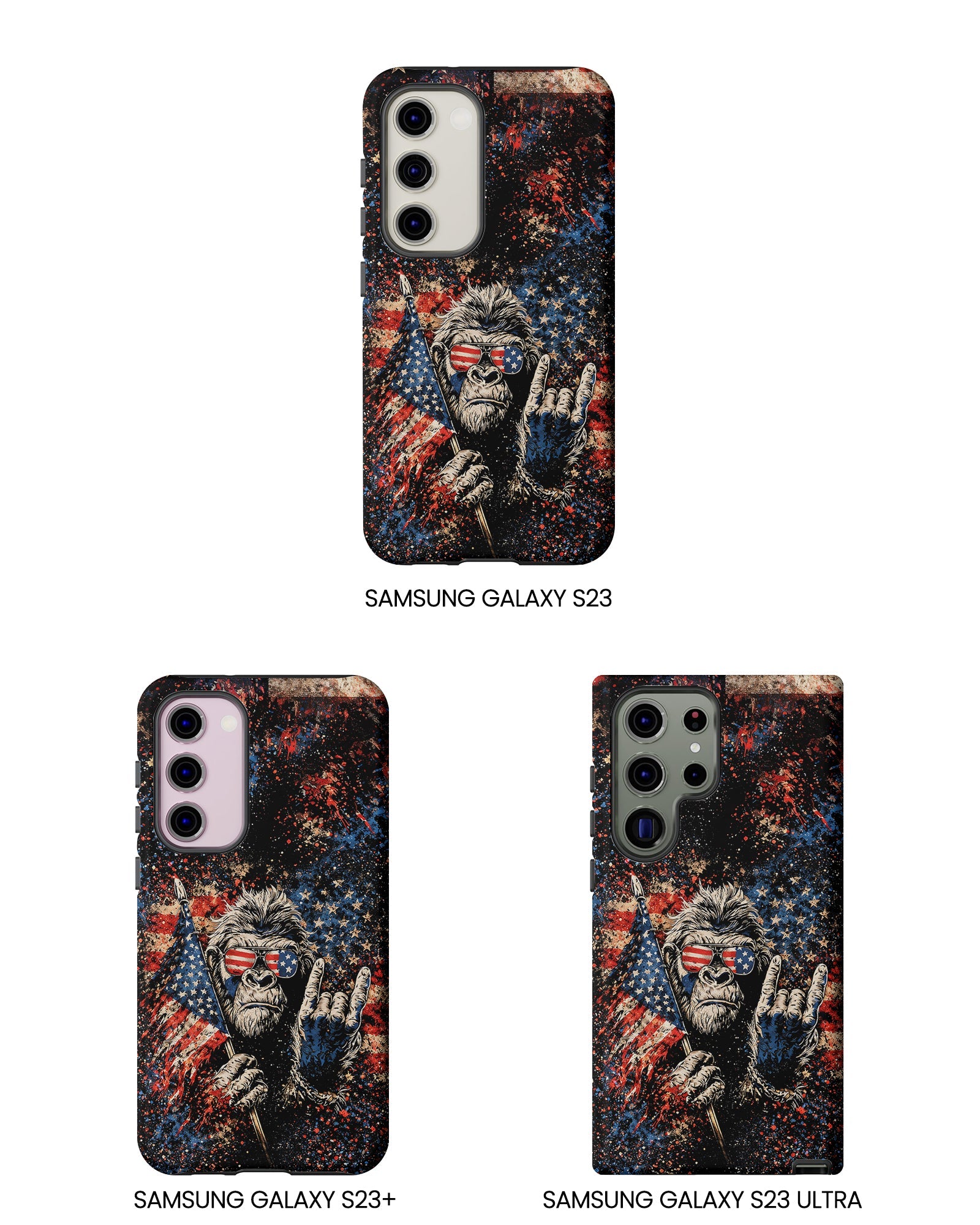 BIGFOOT GRUNGE STARS AND STRIPES  PHONE CASE  - TLHG0805265