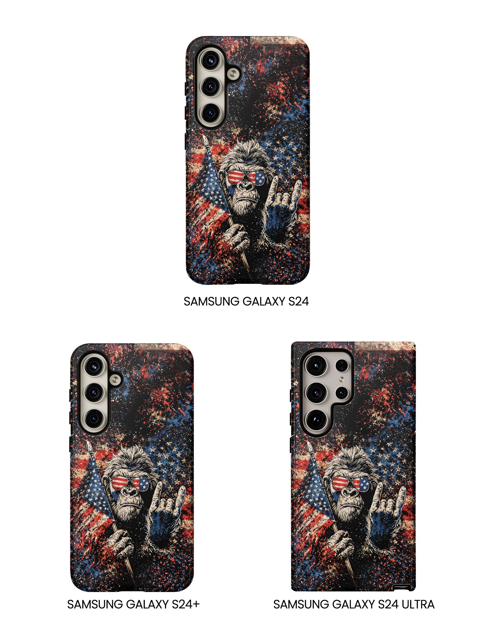 BIGFOOT GRUNGE STARS AND STRIPES  PHONE CASE  - TLHG0805265