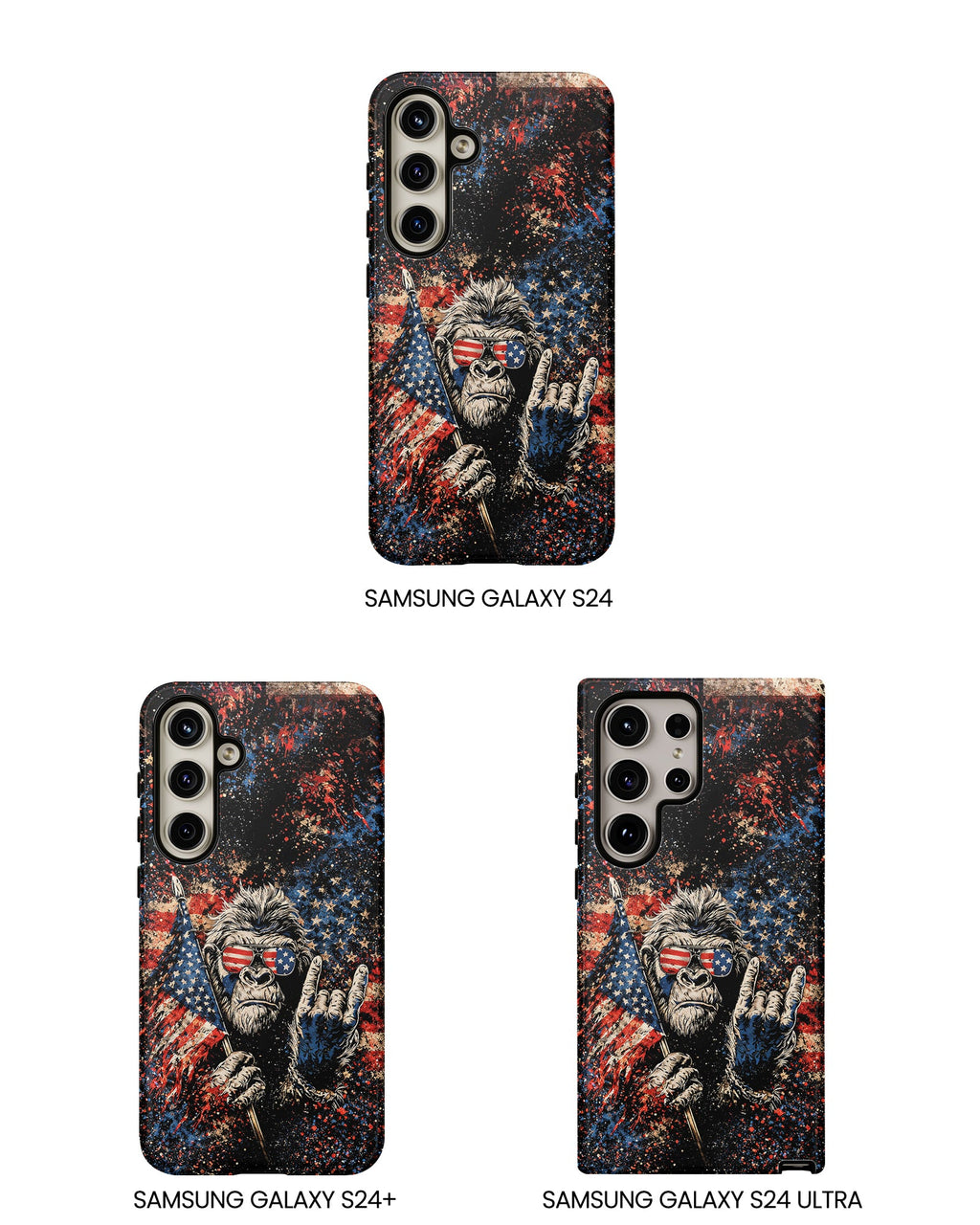 BIGFOOT GRUNGE STARS AND STRIPES  PHONE CASE  - TLHG0805265