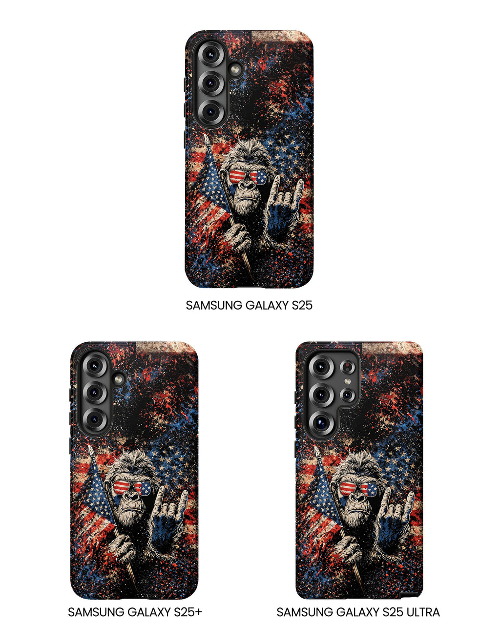 BIGFOOT GRUNGE STARS AND STRIPES  PHONE CASE  - TLHG0805265