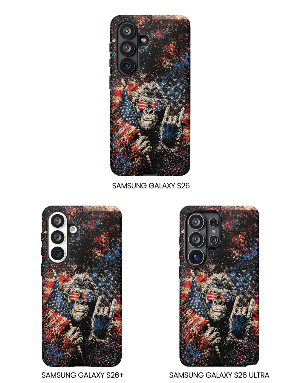 BIGFOOT GRUNGE STARS AND STRIPES  PHONE CASE  - TLHG0805265