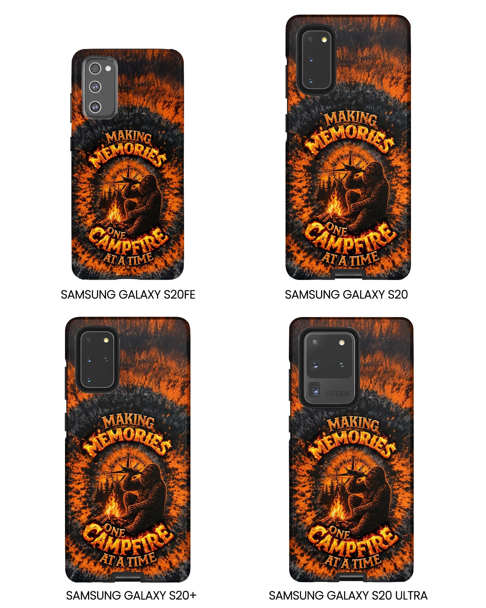 MAKING MEMORIES ONE CAMPFIRE AT A TIME BIGFOOT SWIRL PHONE CASE - TLNT1804262