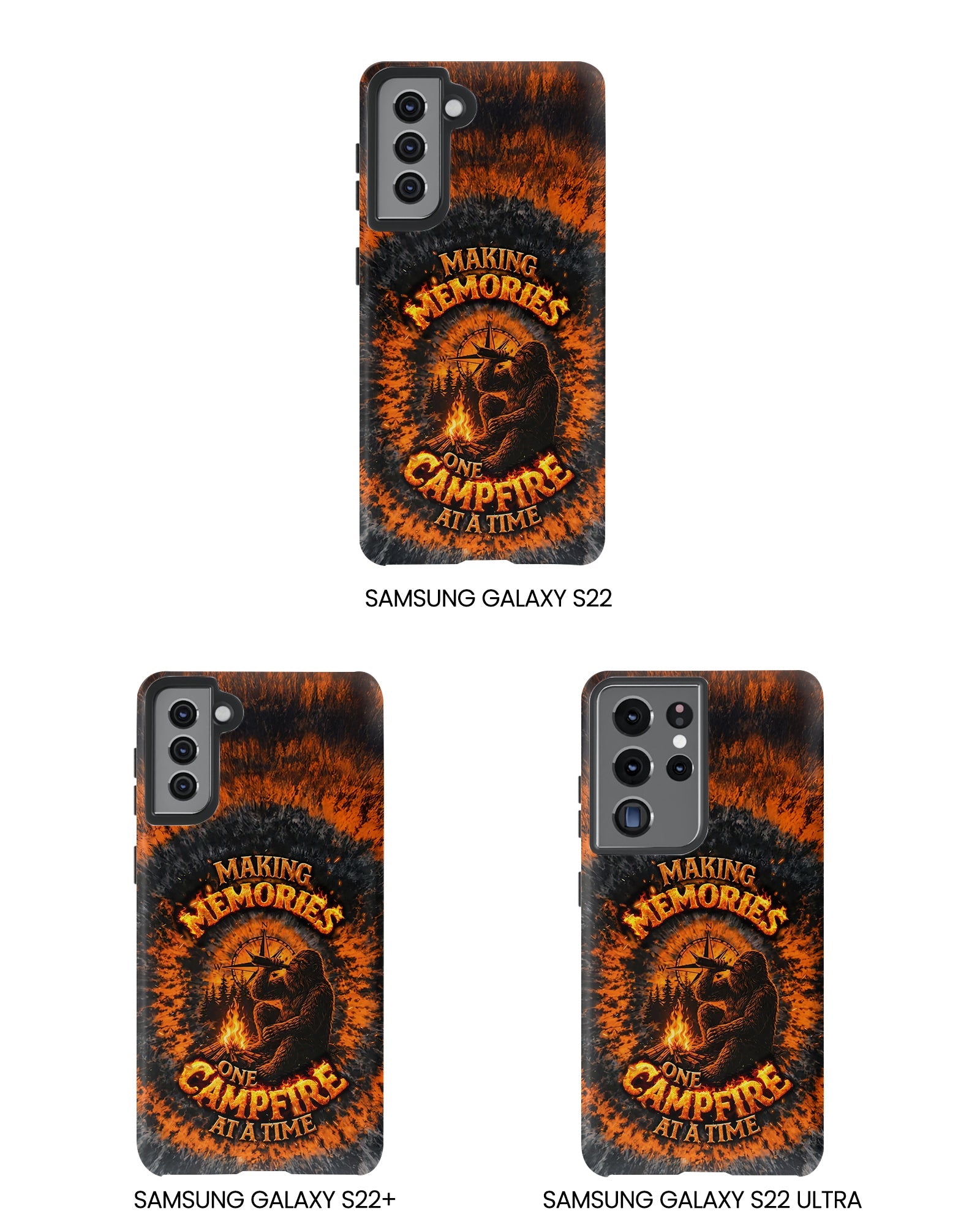 MAKING MEMORIES ONE CAMPFIRE AT A TIME BIGFOOT SWIRL PHONE CASE - TLNT1804262