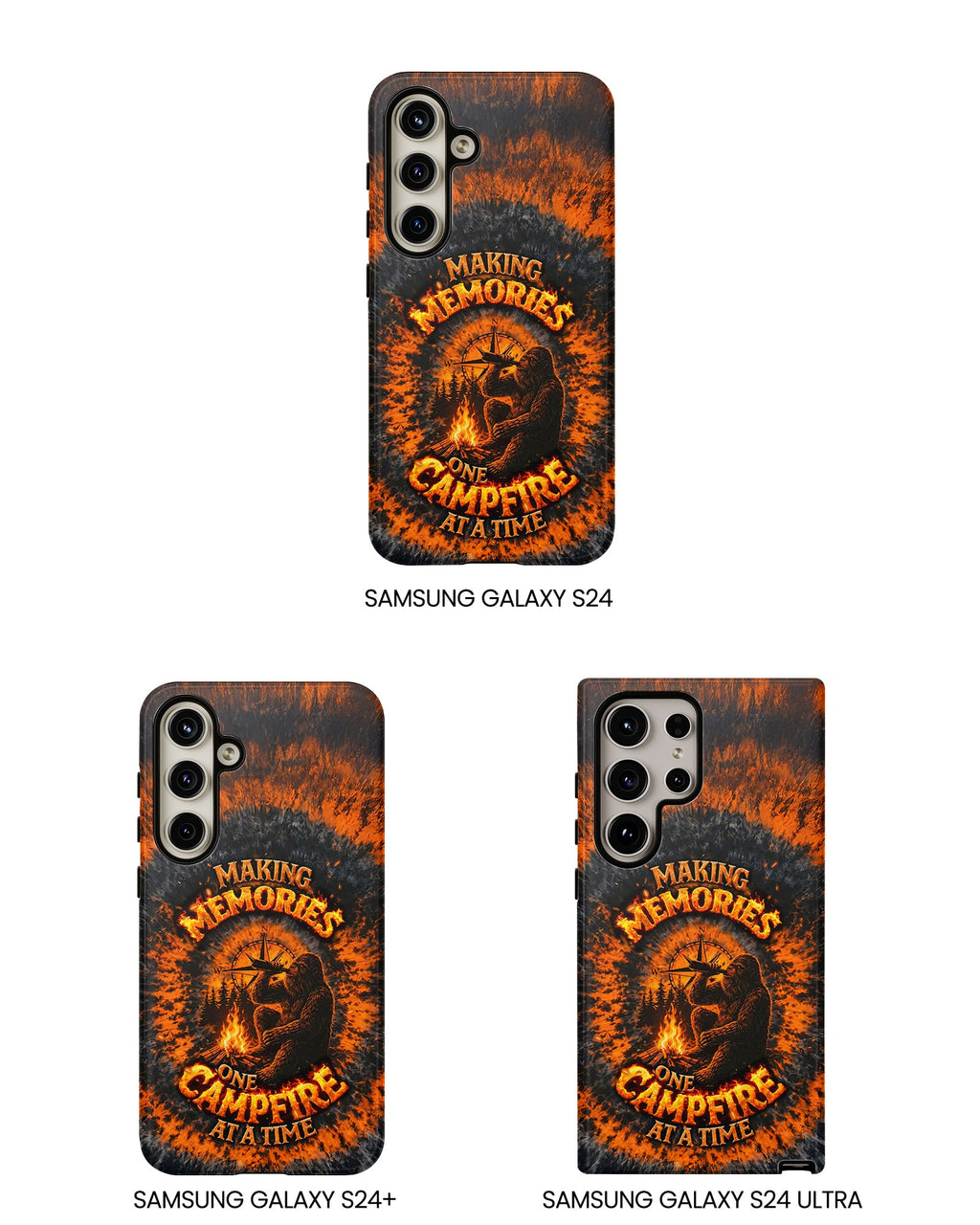 MAKING MEMORIES ONE CAMPFIRE AT A TIME BIGFOOT SWIRL PHONE CASE - TLNT1804262