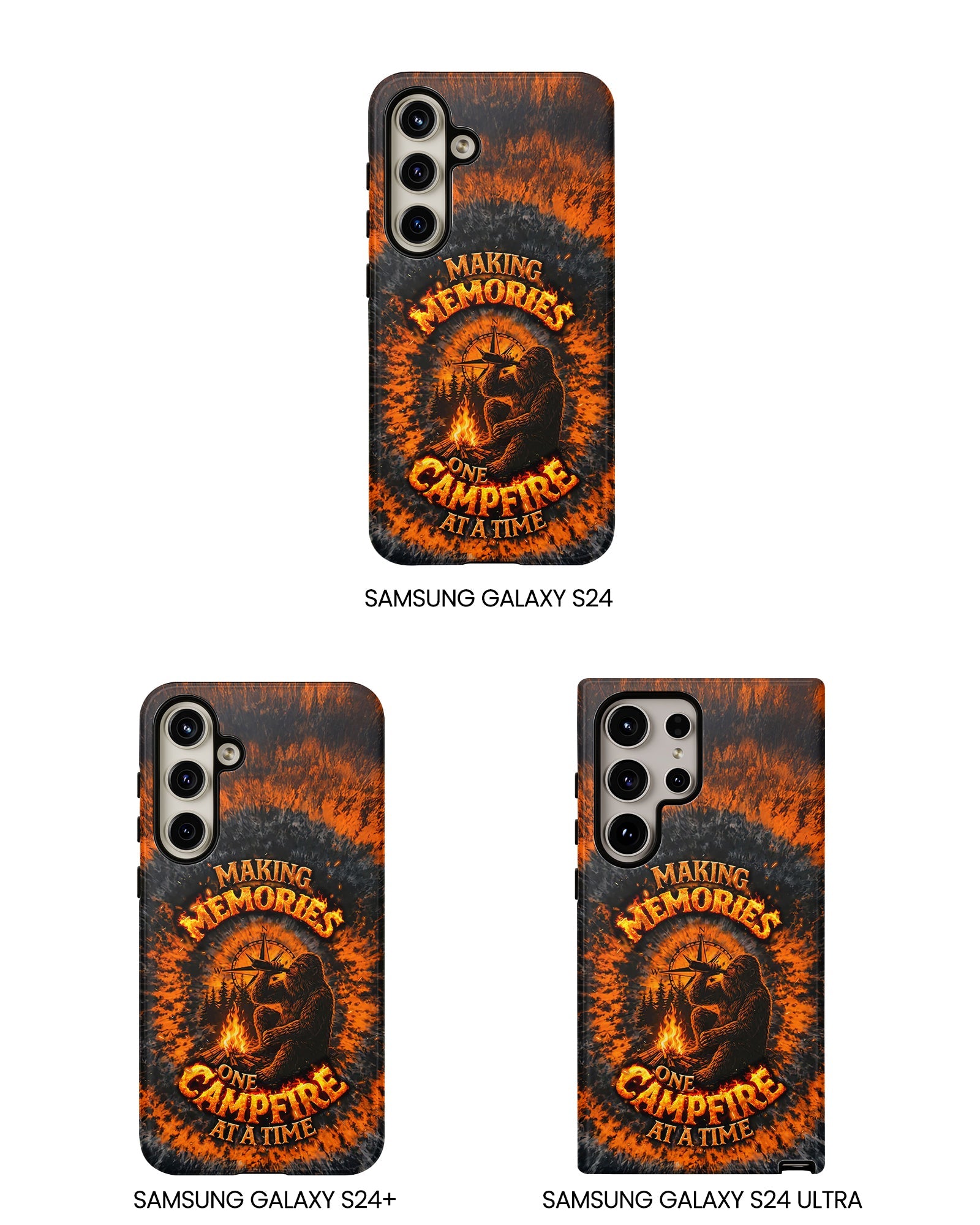 MAKING MEMORIES ONE CAMPFIRE AT A TIME BIGFOOT SWIRL PHONE CASE - TLNT1804262