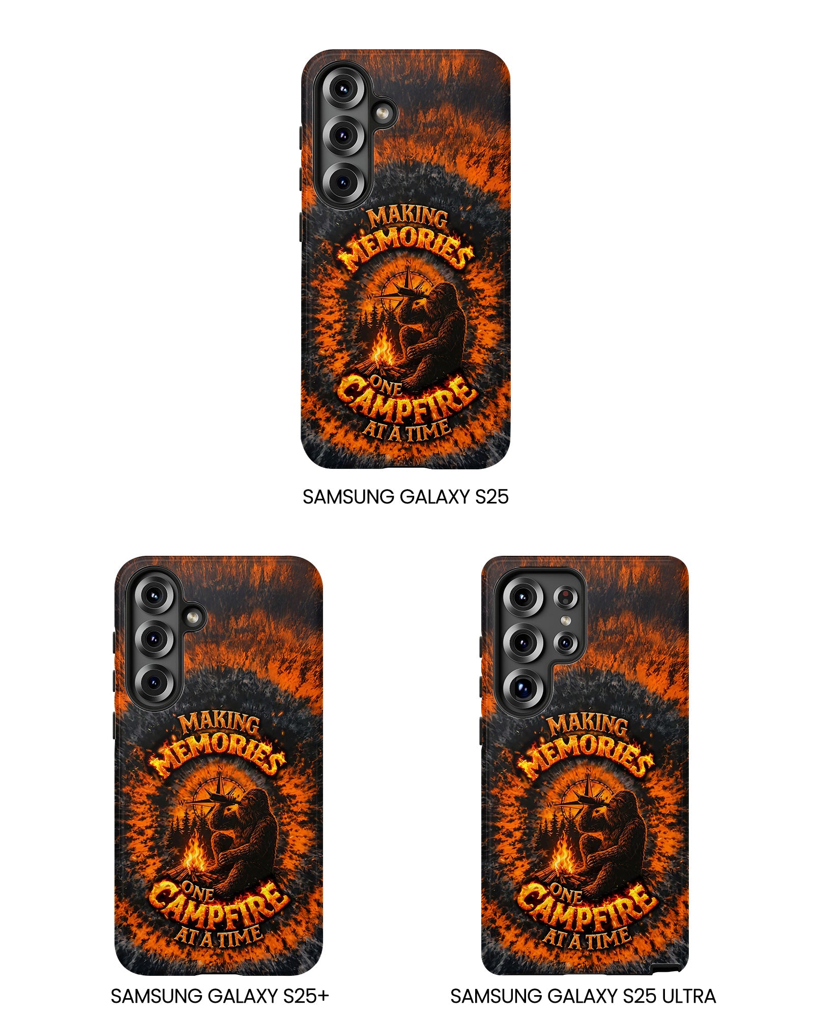 MAKING MEMORIES ONE CAMPFIRE AT A TIME BIGFOOT SWIRL PHONE CASE - TLNT1804262