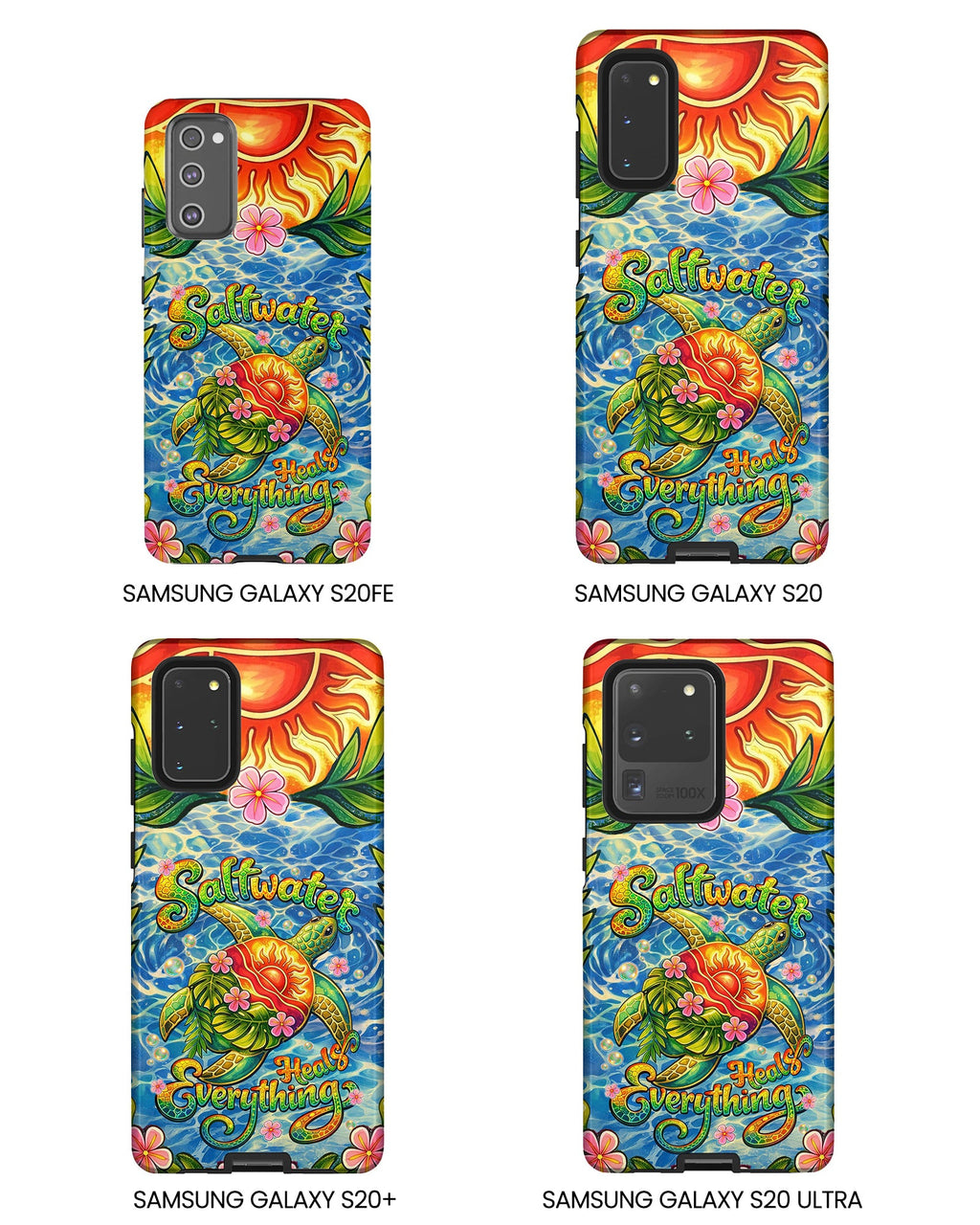 SALTWATER HEALS EVERYTHING TURTLE PHONE CASE - TLNT1704262