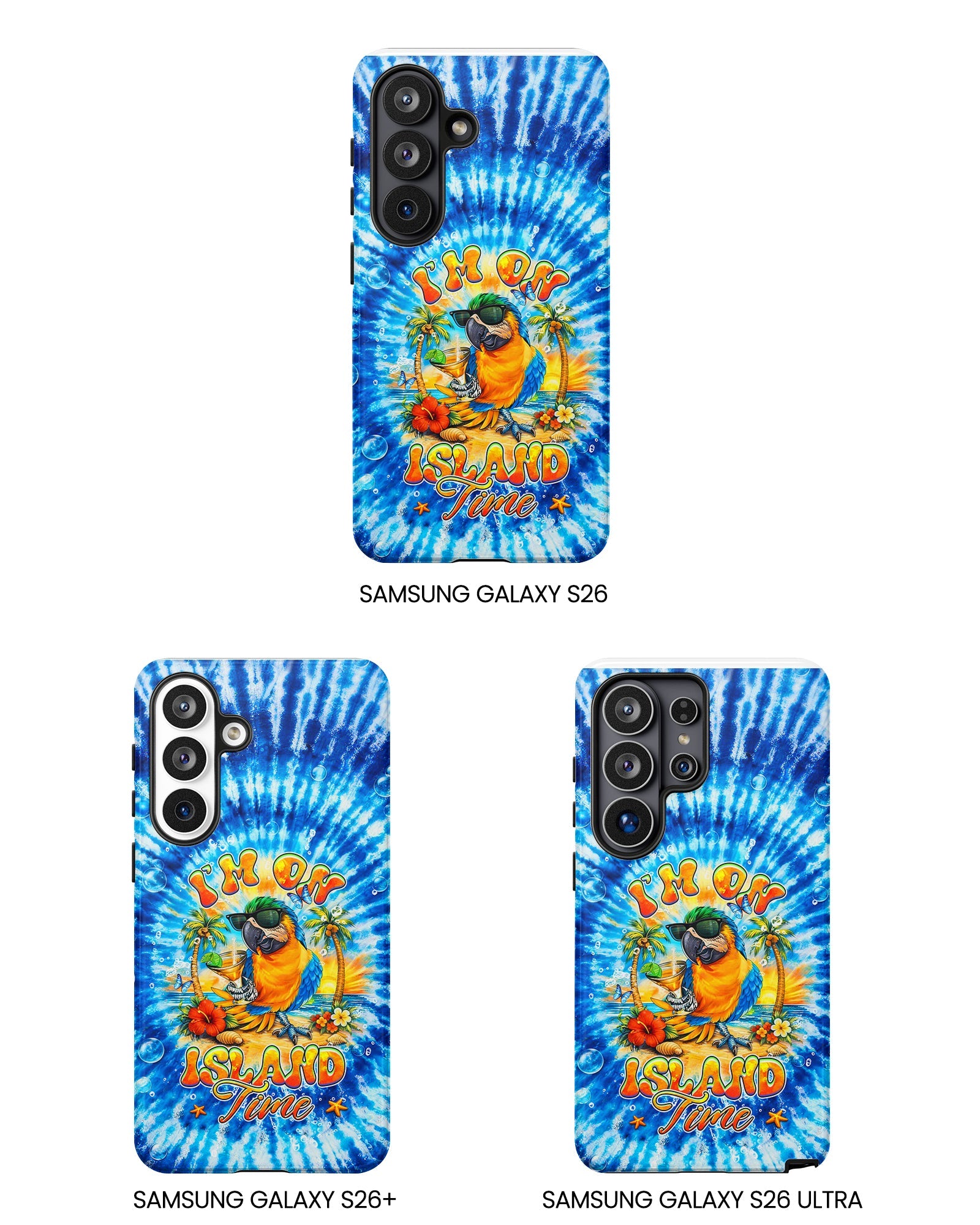 I'M ON ISLAND TIME PARROT  PHONE CASE  - TLHG1604261