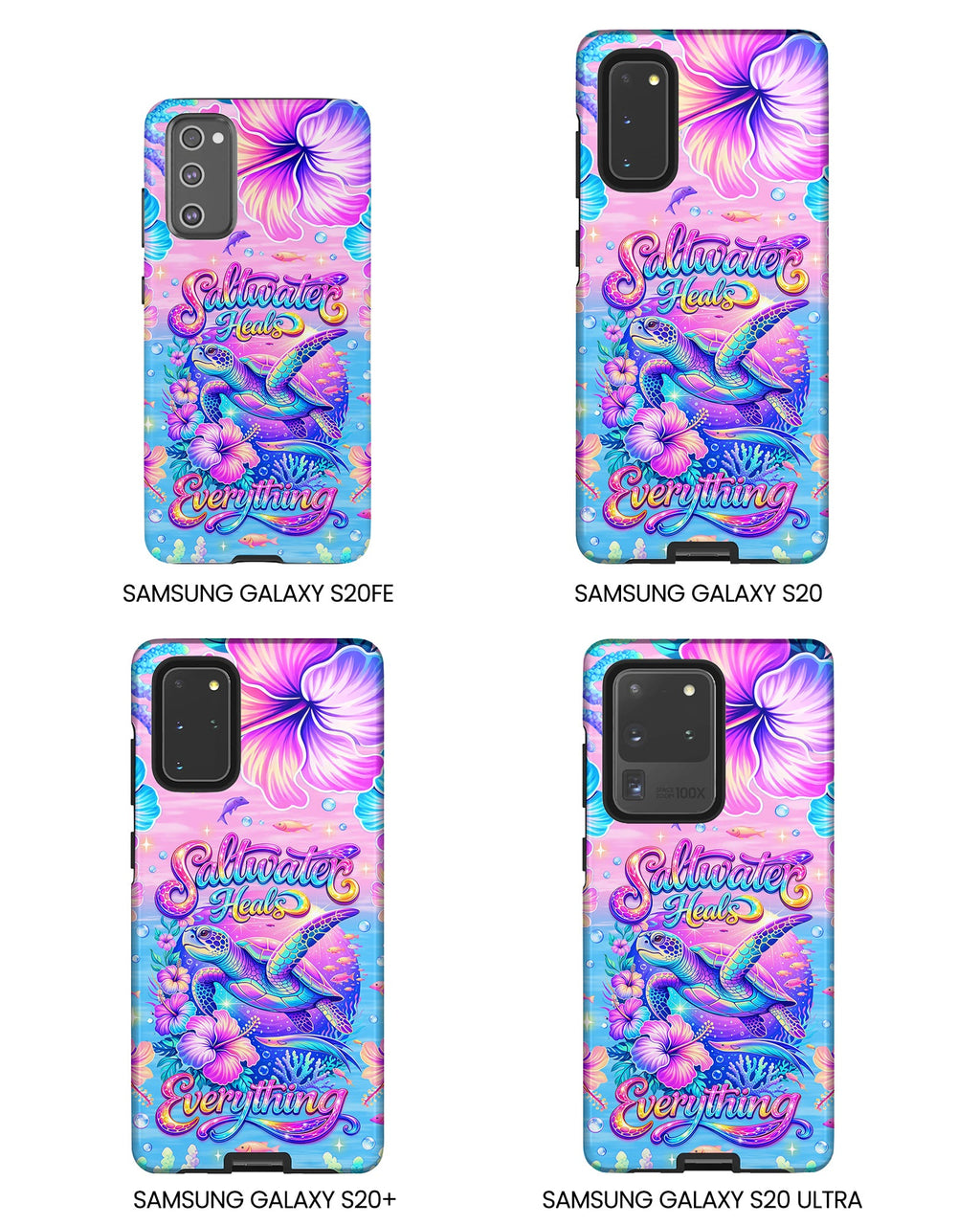 SALTWATER HEALS EVERYTHING TURTLE  PHONE CASE    - TLNT1104264