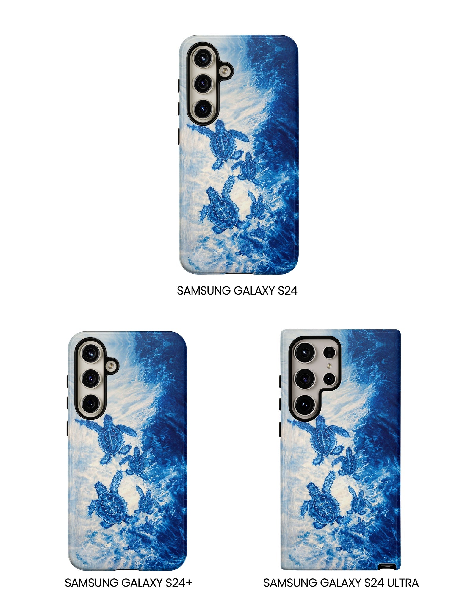 SEA TURTLE FAMILY WAVES PHONE CASE  - TLTW1704264