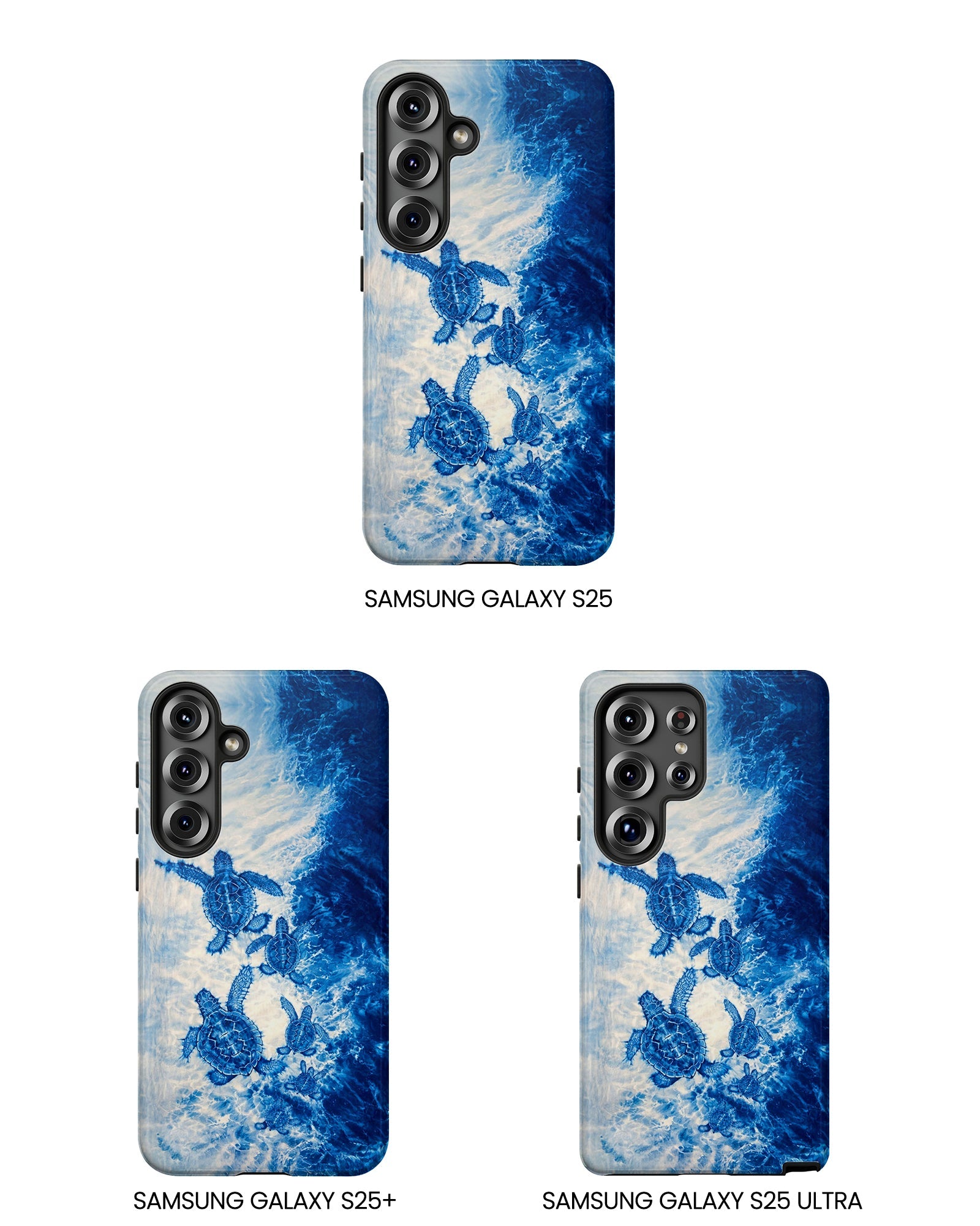 SEA TURTLE FAMILY WAVES PHONE CASE  - TLTW1704264