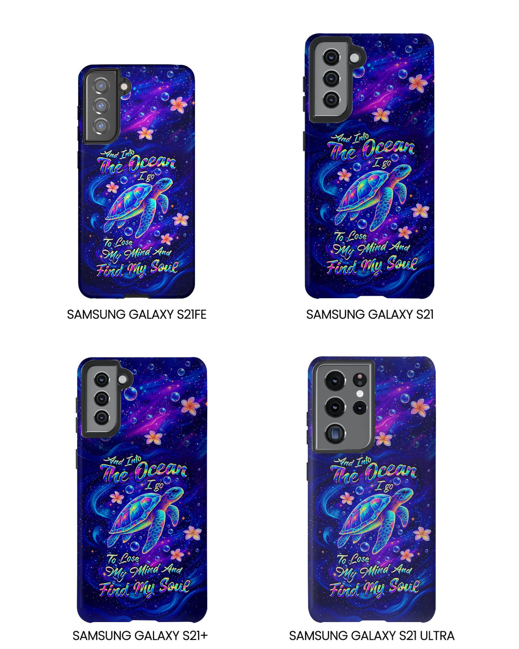 AND INTO THE OCEAN I GO TURTLE PHONE CASE  - TLHG1504262