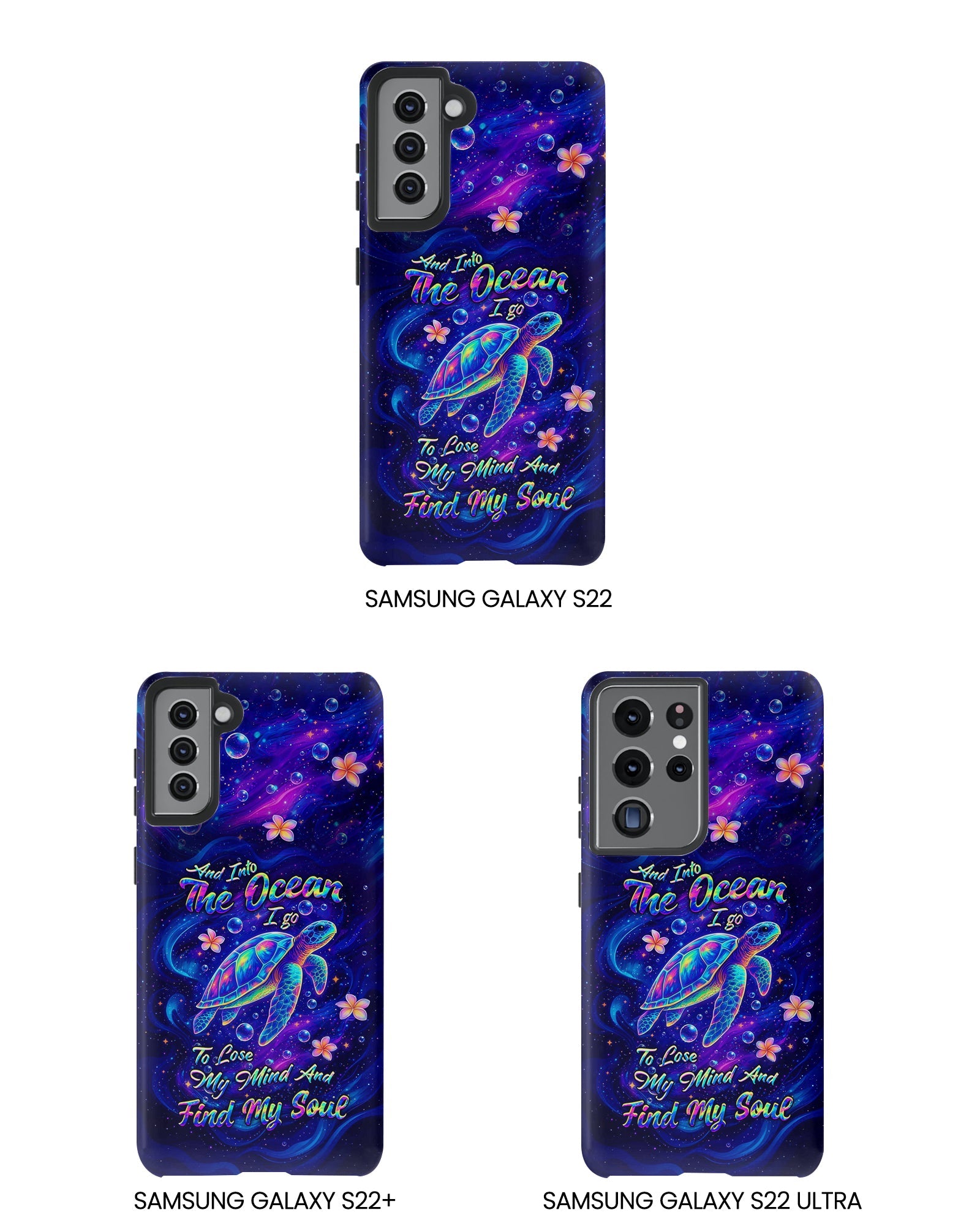 AND INTO THE OCEAN I GO TURTLE PHONE CASE  - TLHG1504262