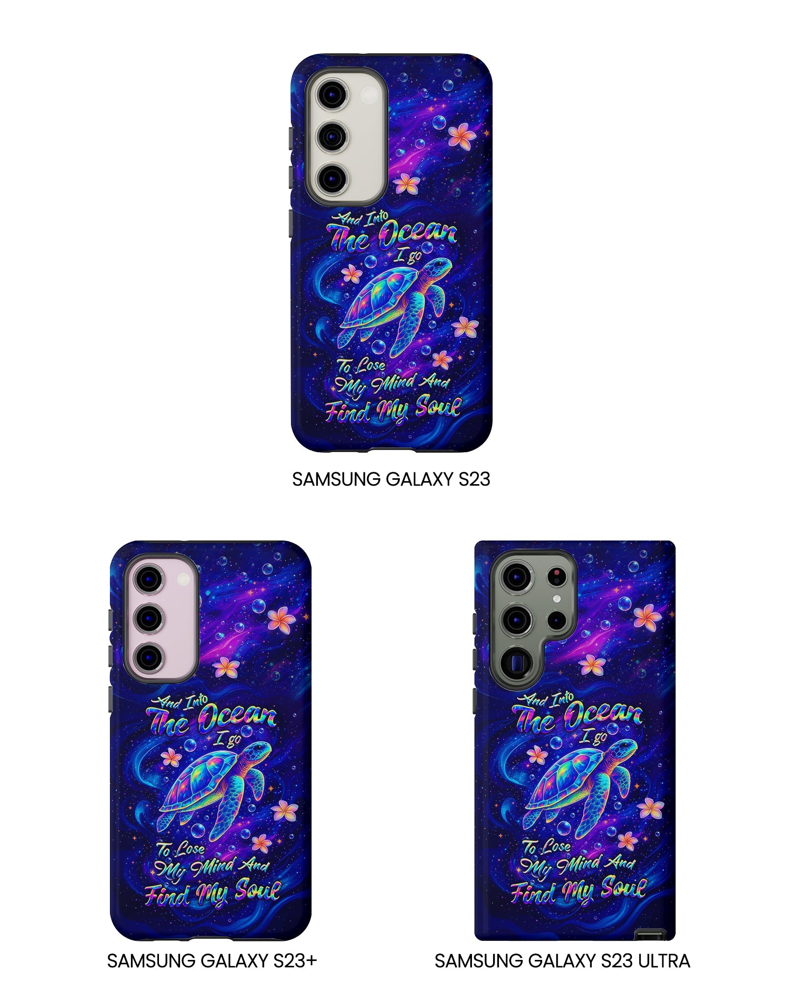 AND INTO THE OCEAN I GO TURTLE PHONE CASE  - TLHG1504262