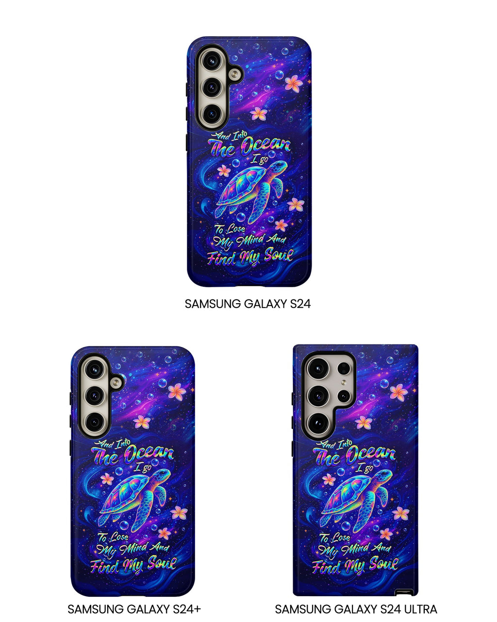 AND INTO THE OCEAN I GO TURTLE PHONE CASE  - TLHG1504262