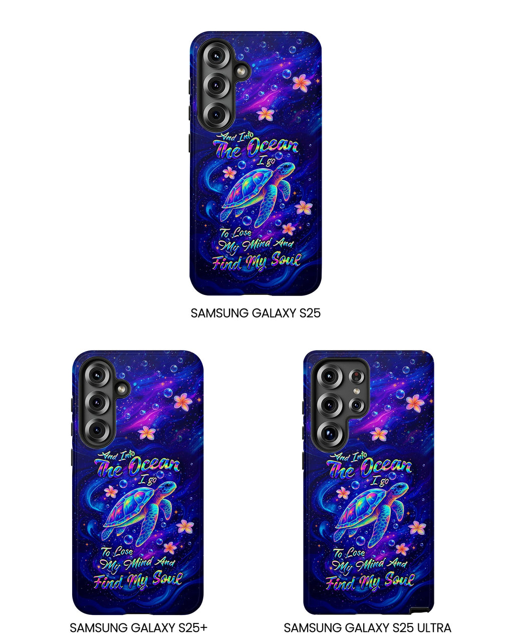 AND INTO THE OCEAN I GO TURTLE PHONE CASE  - TLHG1504262