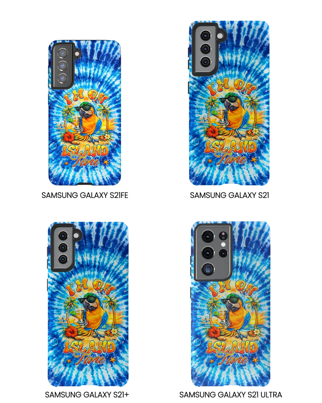 I'M ON ISLAND TIME PARROT  PHONE CASE  - TLHG1604261