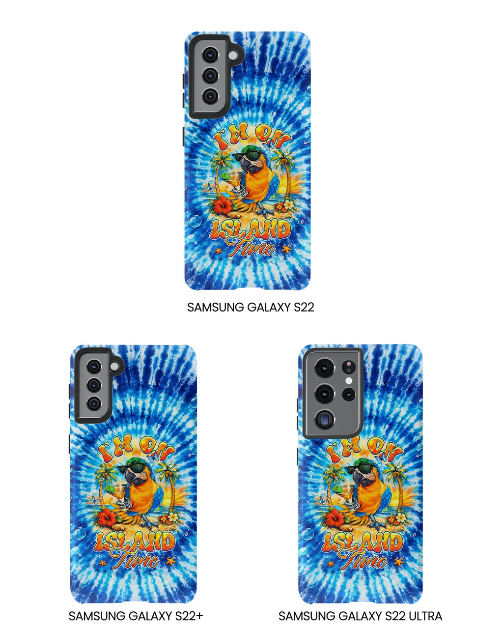 I'M ON ISLAND TIME PARROT  PHONE CASE  - TLHG1604261