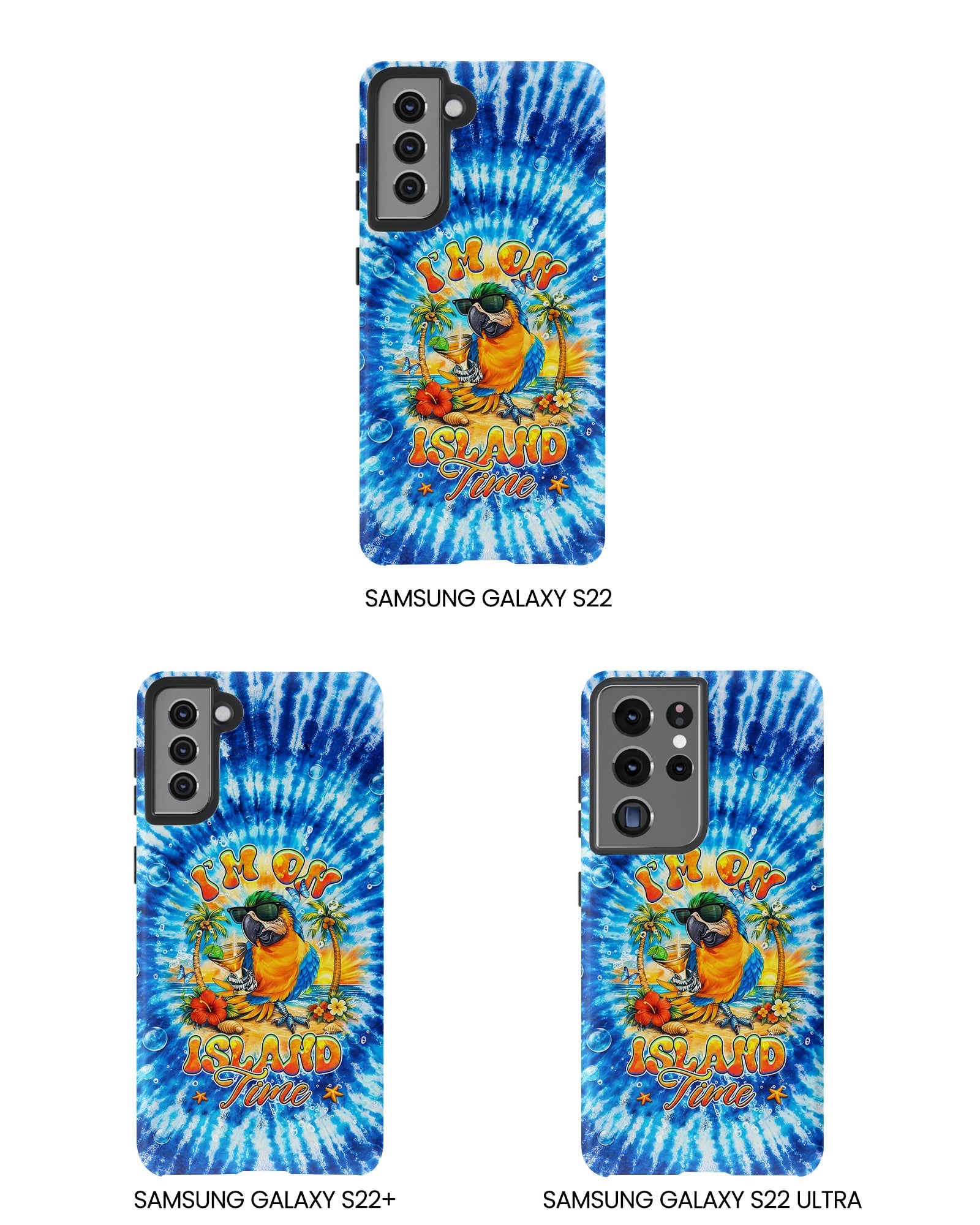 I'M ON ISLAND TIME PARROT  PHONE CASE  - TLHG1604261