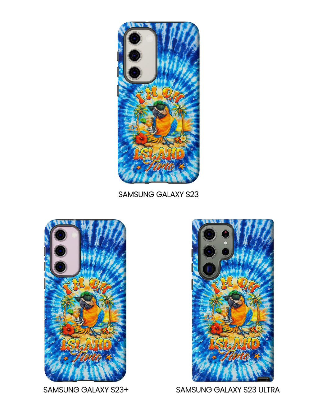 I'M ON ISLAND TIME PARROT  PHONE CASE  - TLHG1604261
