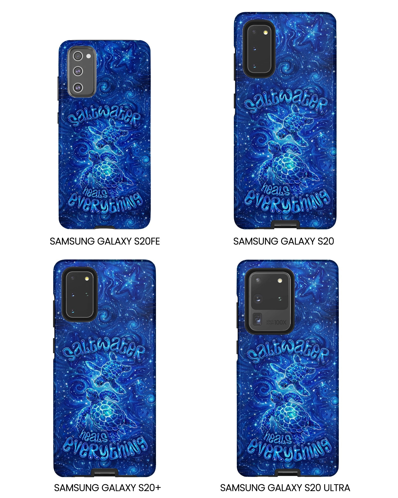 SALTWATER HEALS EVERYTHING TURTLE PHONE CASE  - TLNO2304261