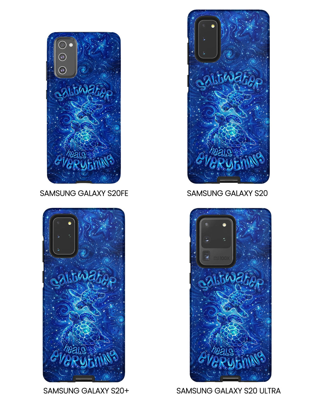 SALTWATER HEALS EVERYTHING TURTLE PHONE CASE  - TLNO2304261