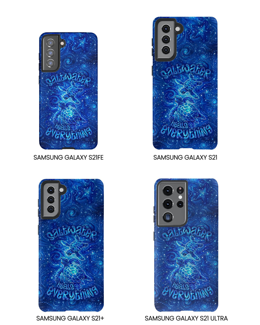 SALTWATER HEALS EVERYTHING TURTLE PHONE CASE  - TLNO2304261