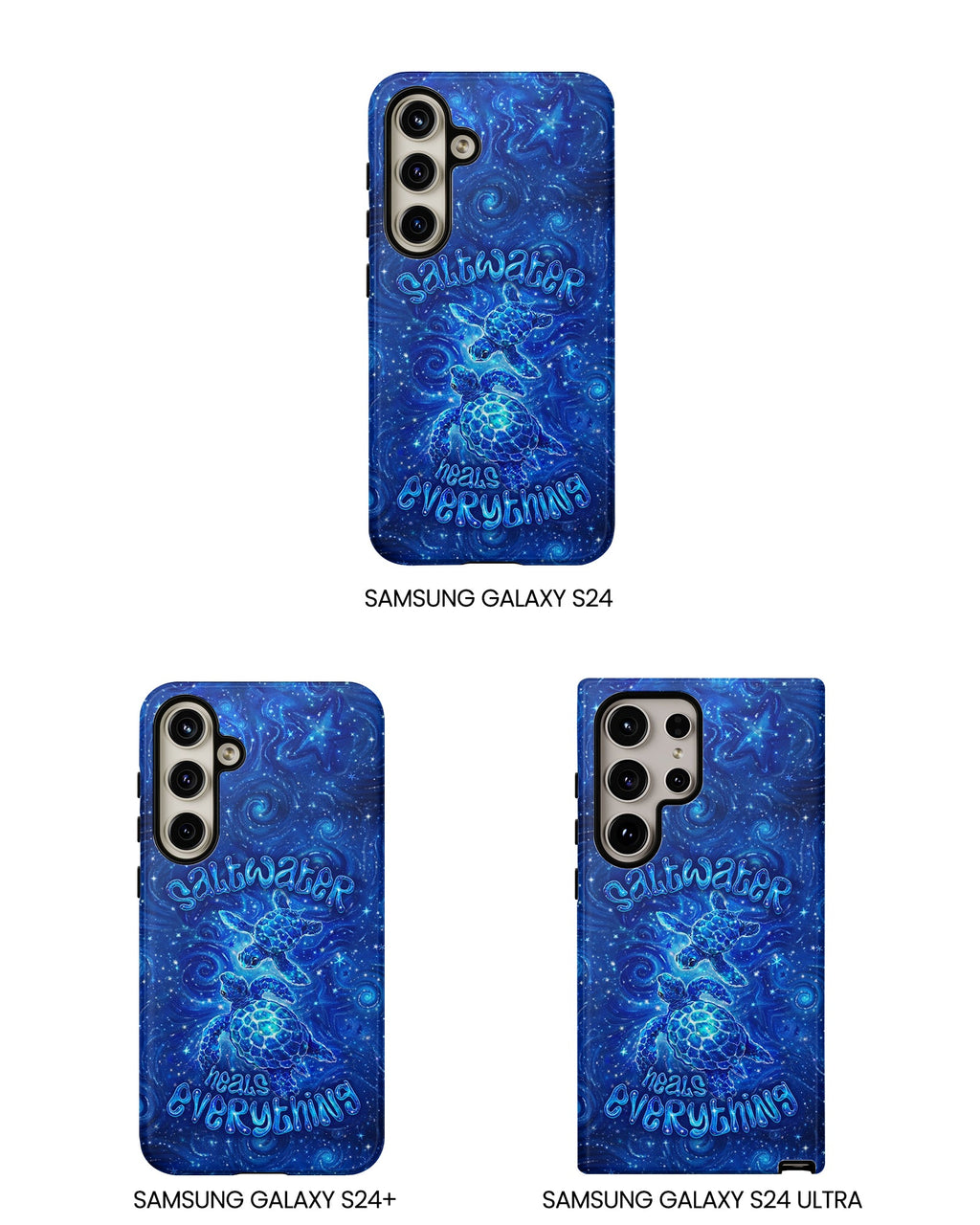 SALTWATER HEALS EVERYTHING TURTLE PHONE CASE  - TLNO2304261