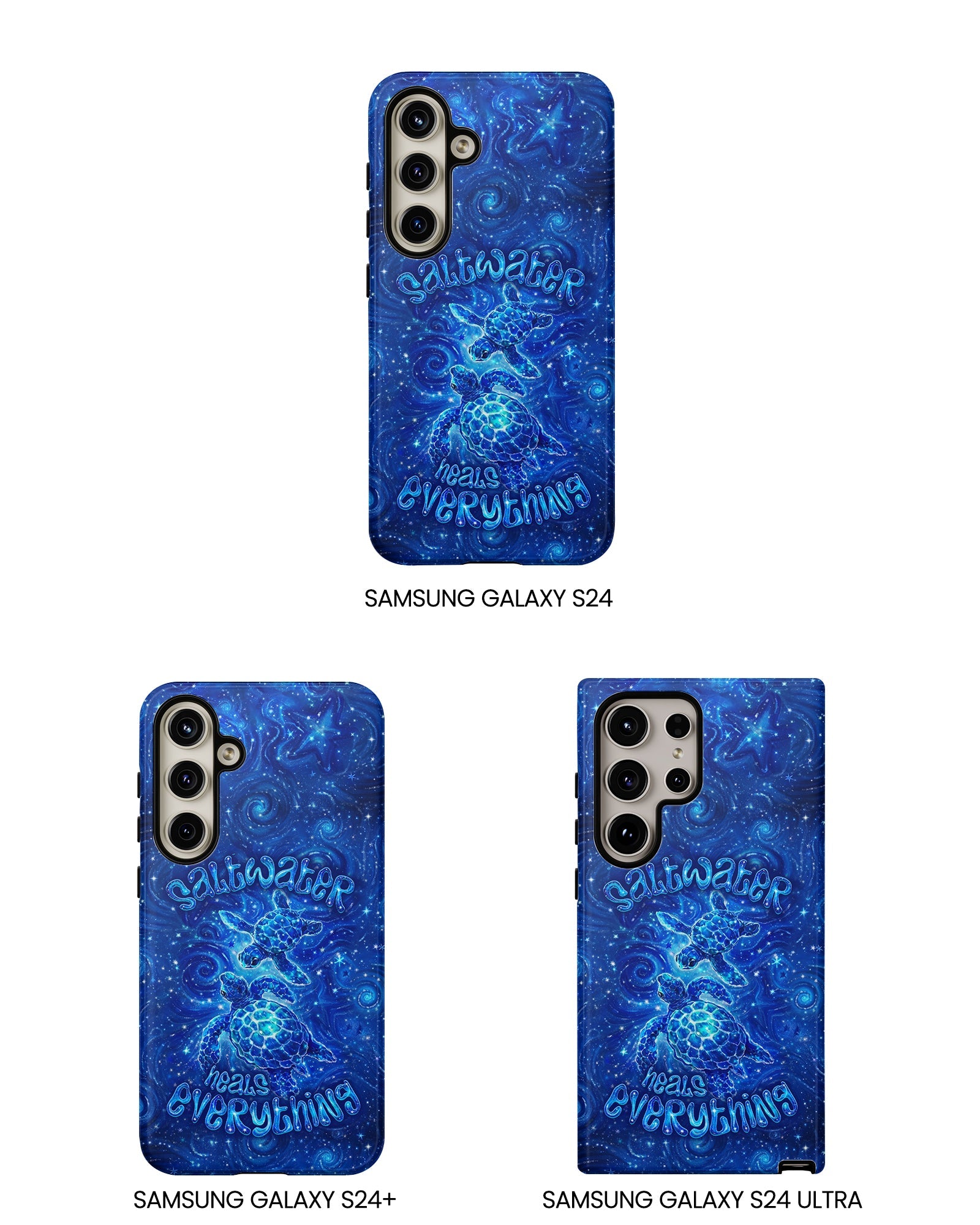 SALTWATER HEALS EVERYTHING TURTLE PHONE CASE  - TLNO2304261
