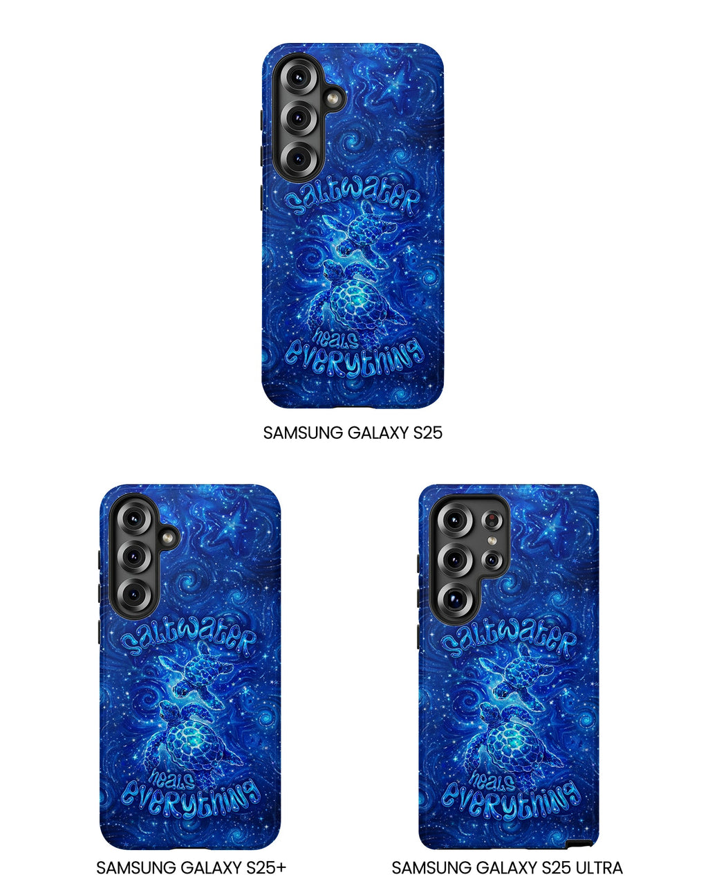 SALTWATER HEALS EVERYTHING TURTLE PHONE CASE  - TLNO2304261