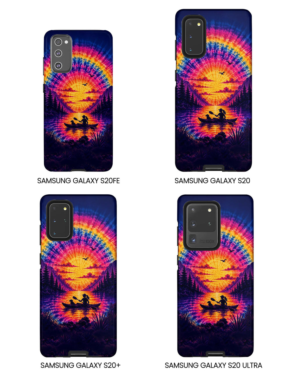 KAYAK LAKE DAY WITH DOG SUNSET PHONE CASE - TLHG2406262