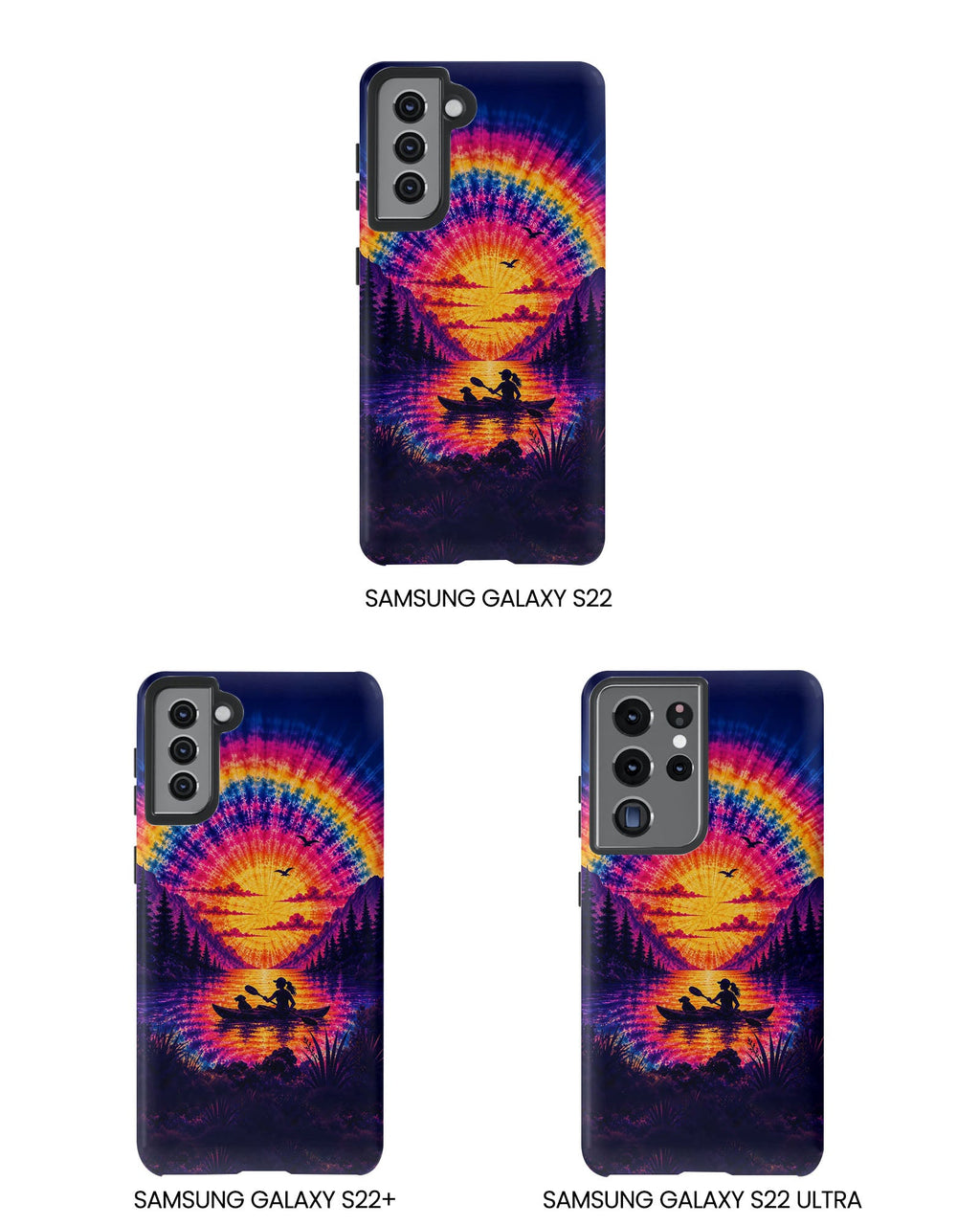 KAYAK LAKE DAY WITH DOG SUNSET PHONE CASE - TLHG2406262
