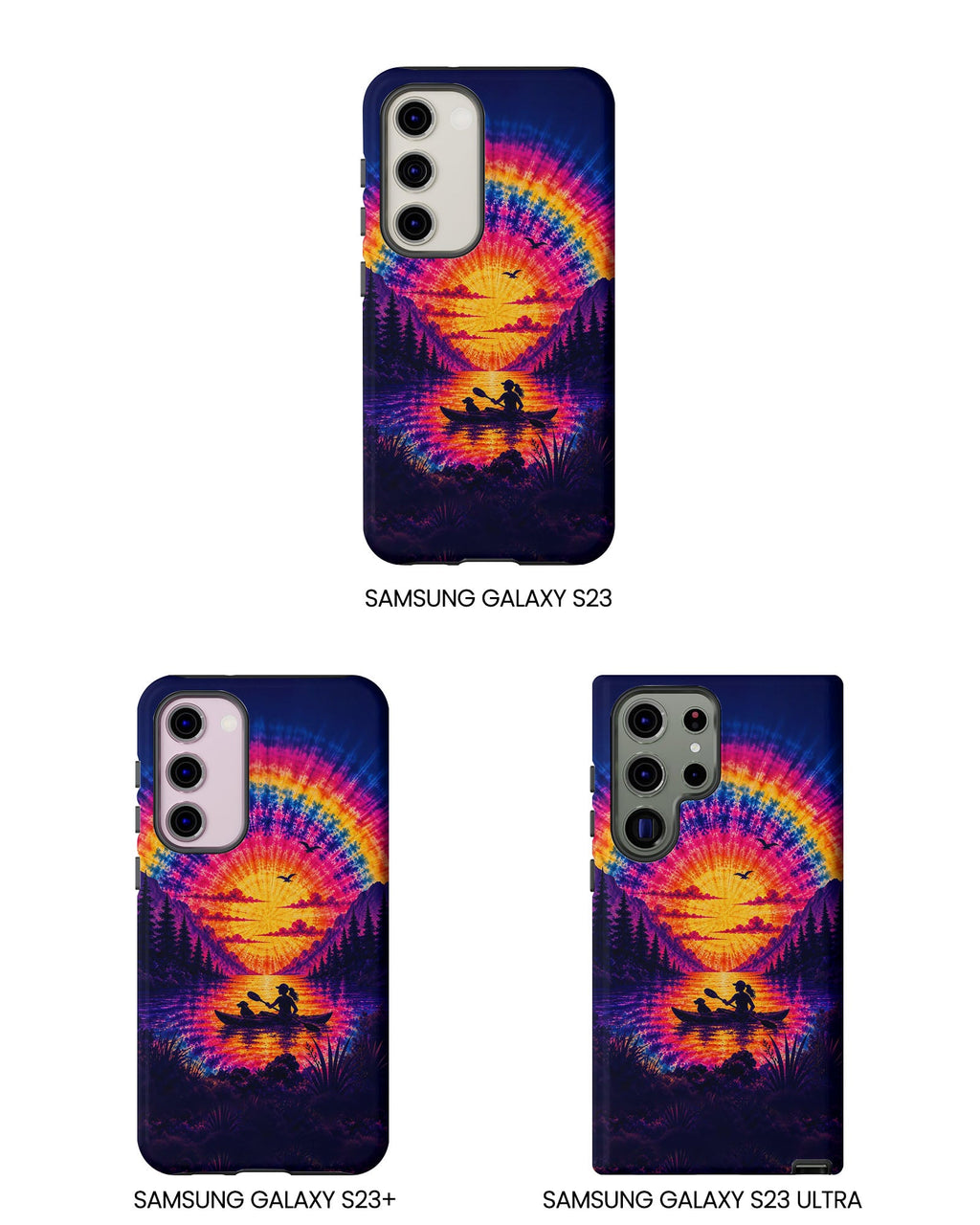 KAYAK LAKE DAY WITH DOG SUNSET PHONE CASE - TLHG2406262