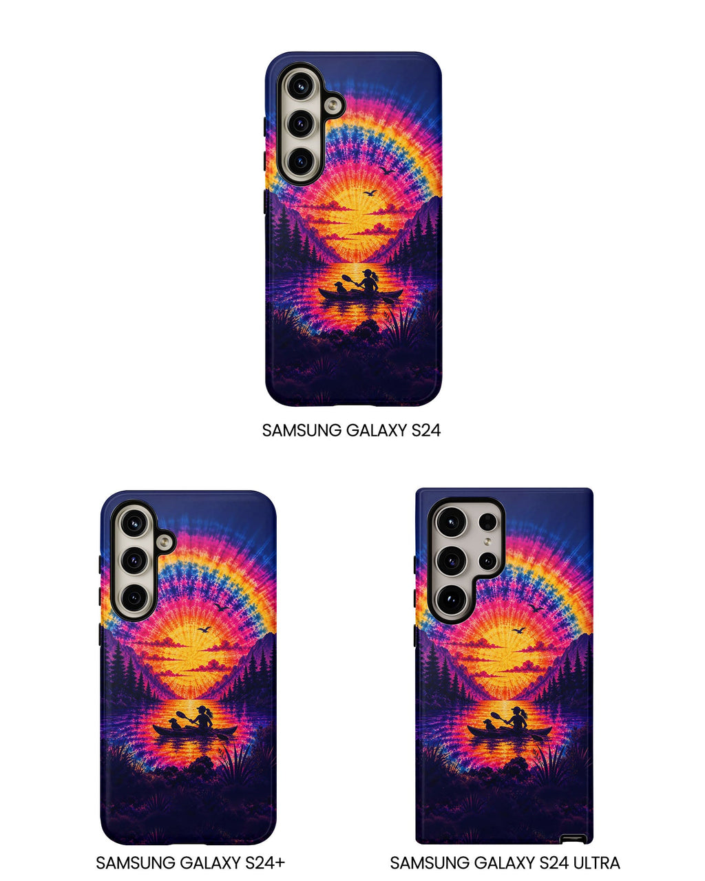 KAYAK LAKE DAY WITH DOG SUNSET PHONE CASE - TLHG2406262