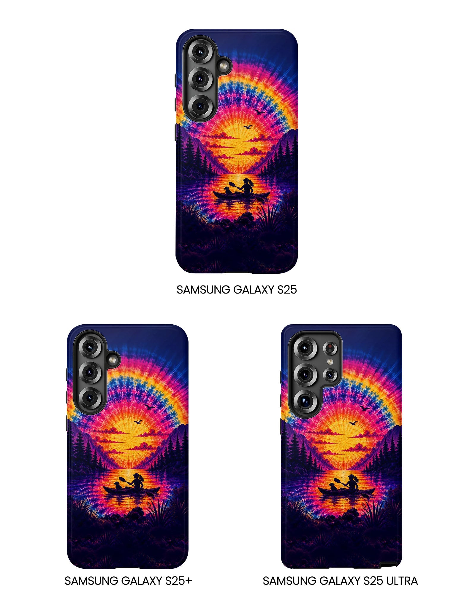 KAYAK LAKE DAY WITH DOG SUNSET PHONE CASE - TLHG2406262