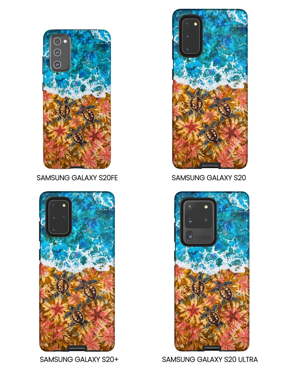 SEA TURTLE SALTY WAVES PHONE CASE  - TLHG1405264