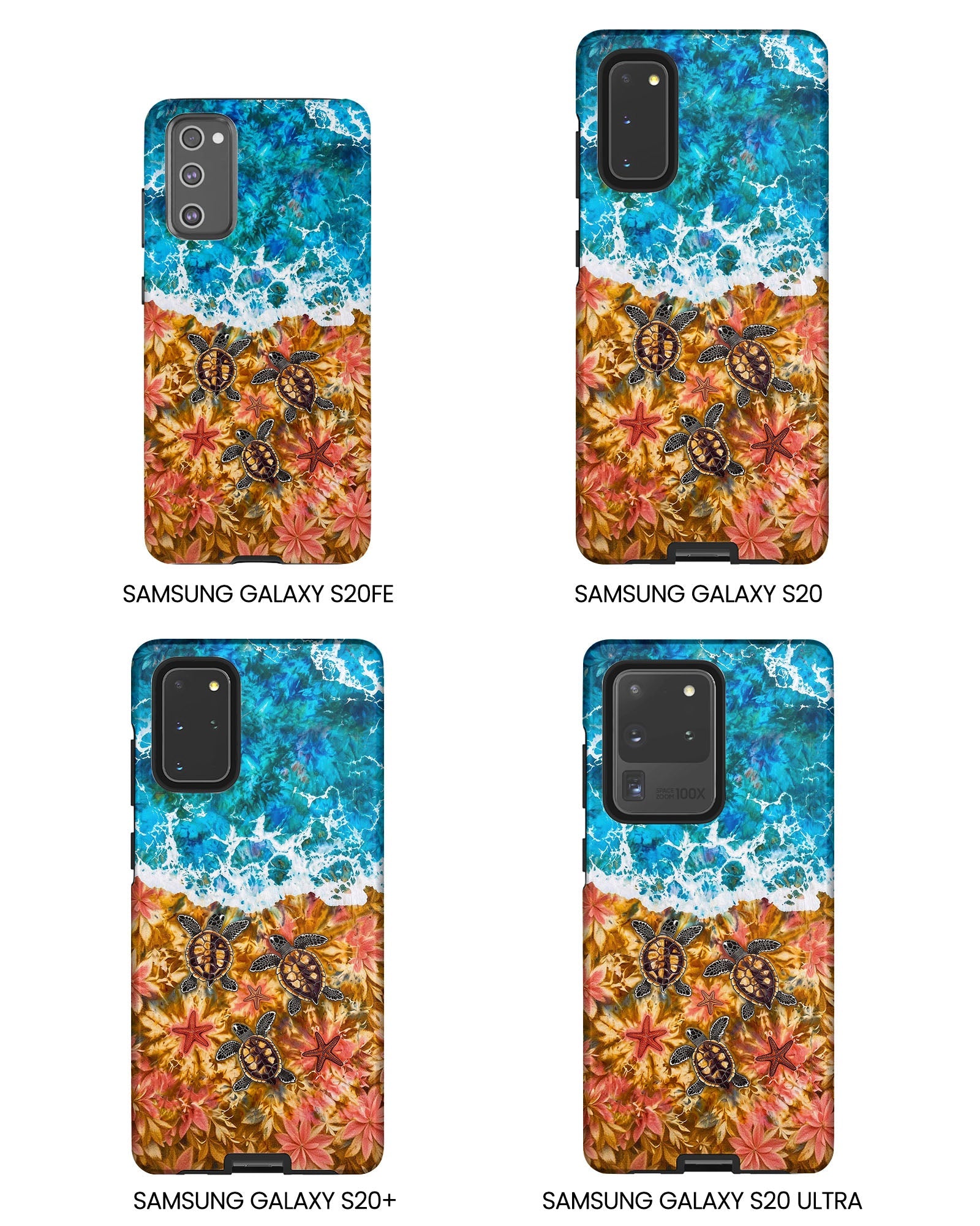 SEA TURTLE SALTY WAVES PHONE CASE  - TLHG1405264