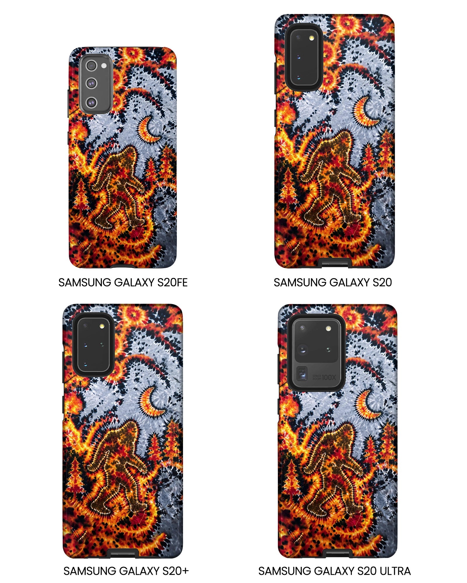 BIGFOOT IN FOREST CRESCENT MOON PHONE CASE  - TLHG2805264