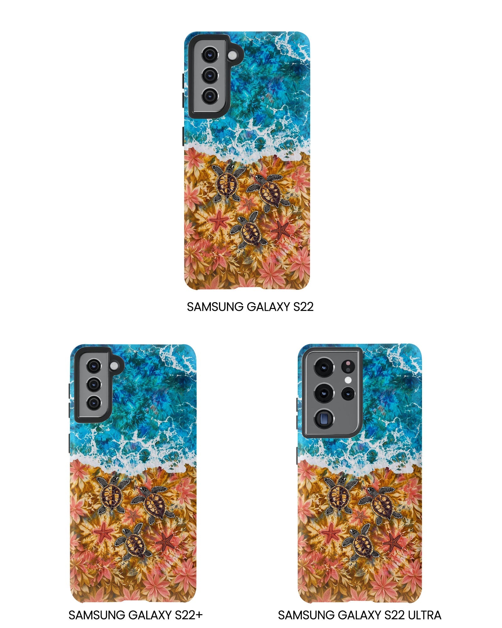 SEA TURTLE SALTY WAVES PHONE CASE  - TLHG1405264