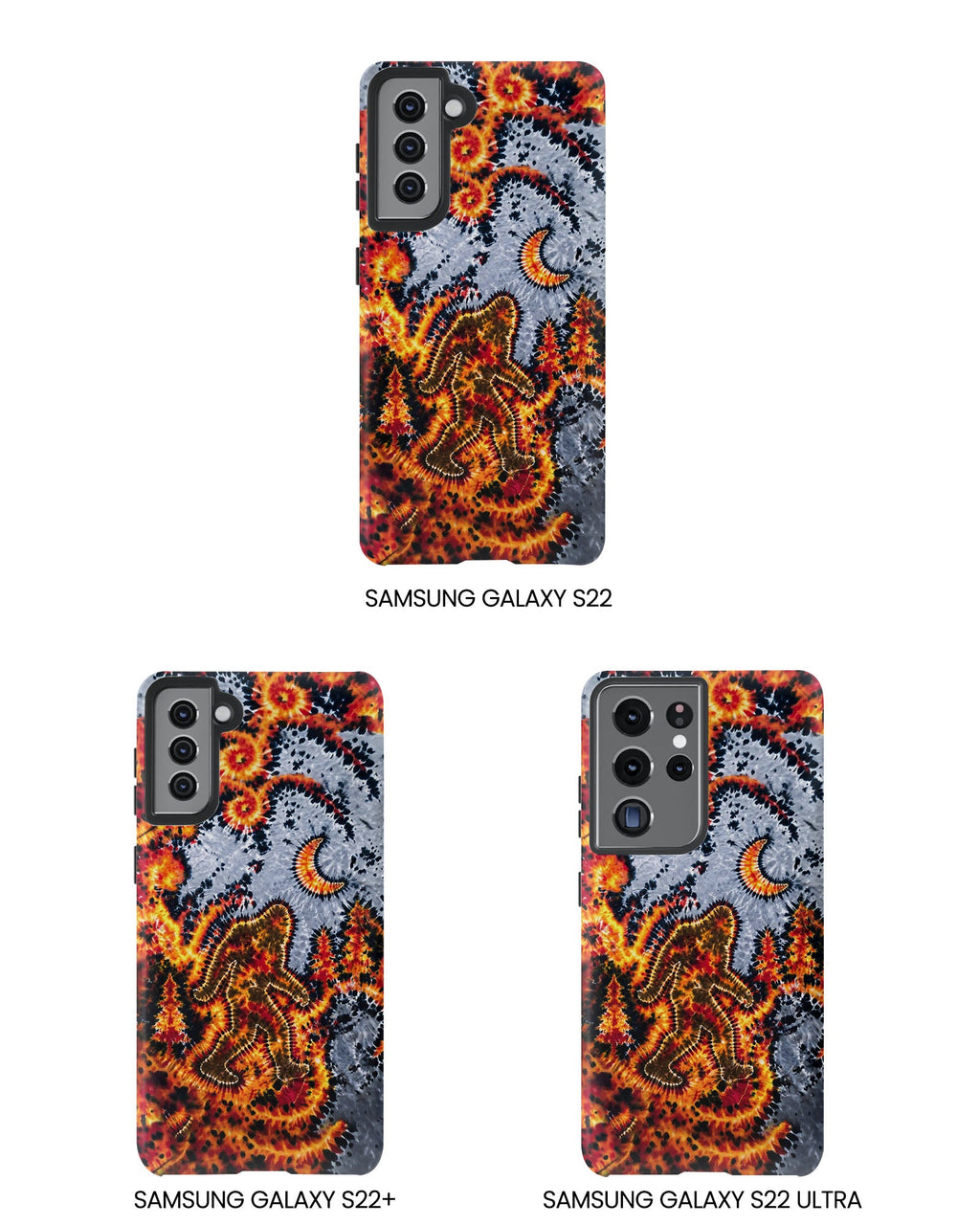 BIGFOOT IN FOREST CRESCENT MOON PHONE CASE  - TLHG2805264