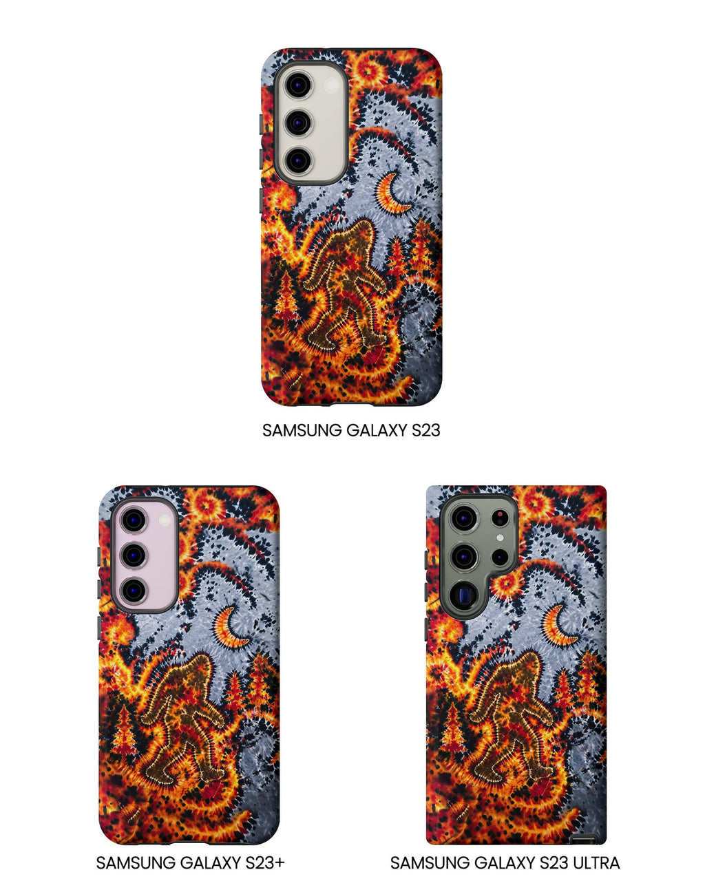 BIGFOOT IN FOREST CRESCENT MOON PHONE CASE  - TLHG2805264