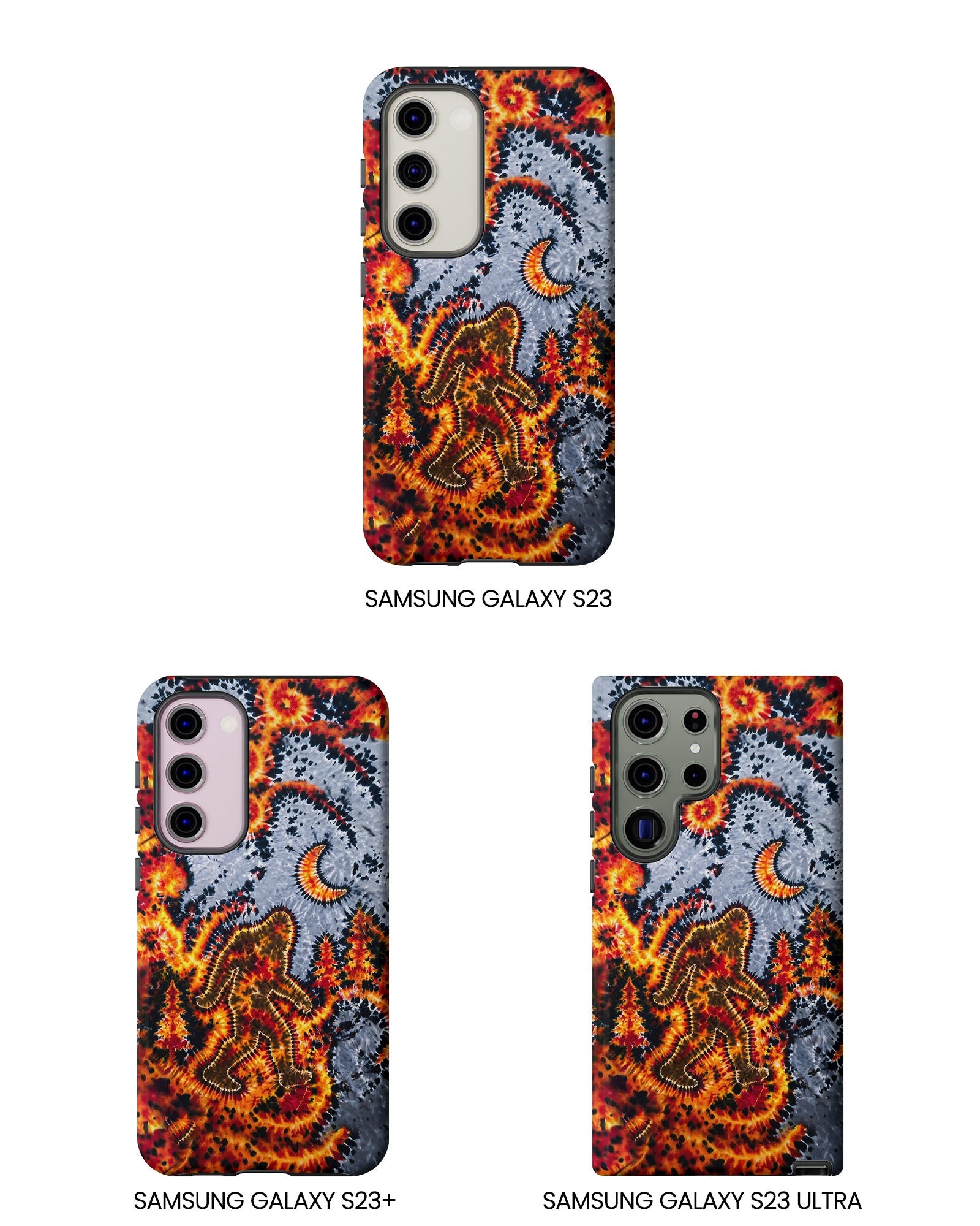 BIGFOOT IN FOREST CRESCENT MOON PHONE CASE  - TLHG2805264