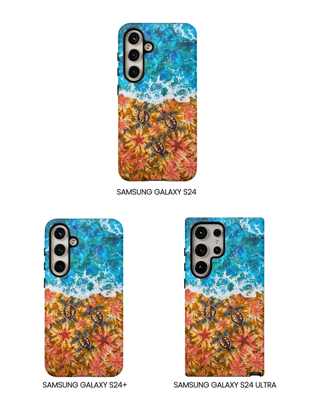 SEA TURTLE SALTY WAVES PHONE CASE  - TLHG1405264