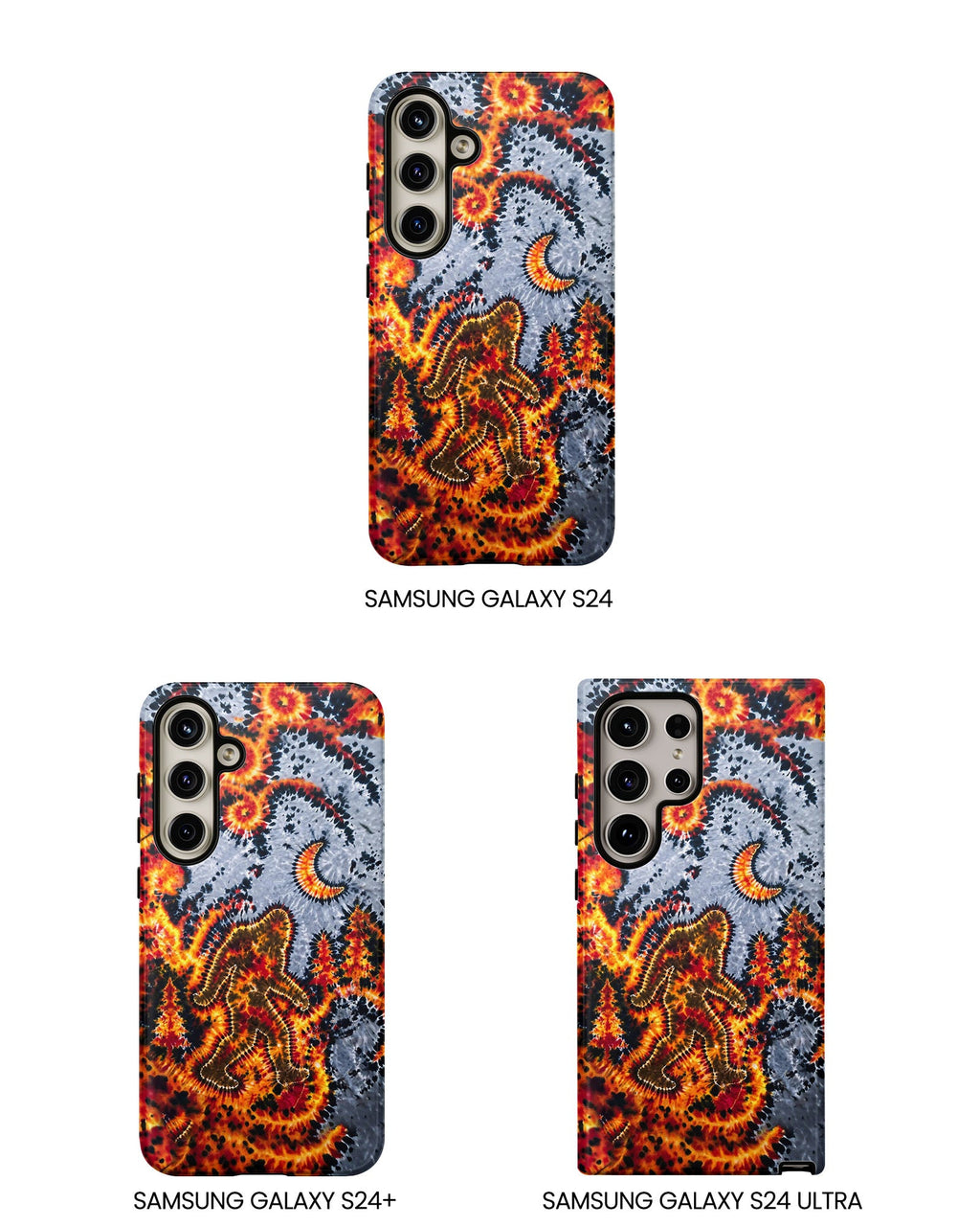 BIGFOOT IN FOREST CRESCENT MOON PHONE CASE  - TLHG2805264
